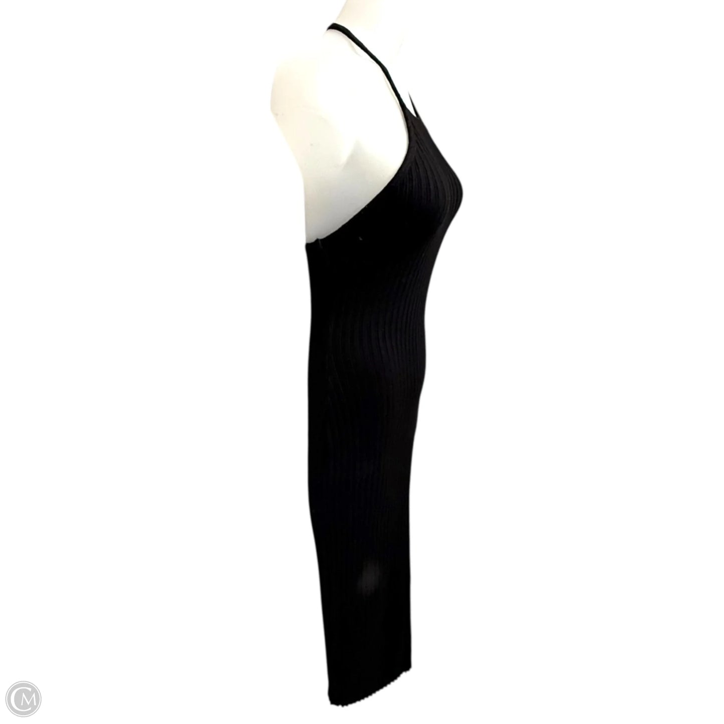 Alloy Rib Midi Dress By The Range NYC In Black, Size: S