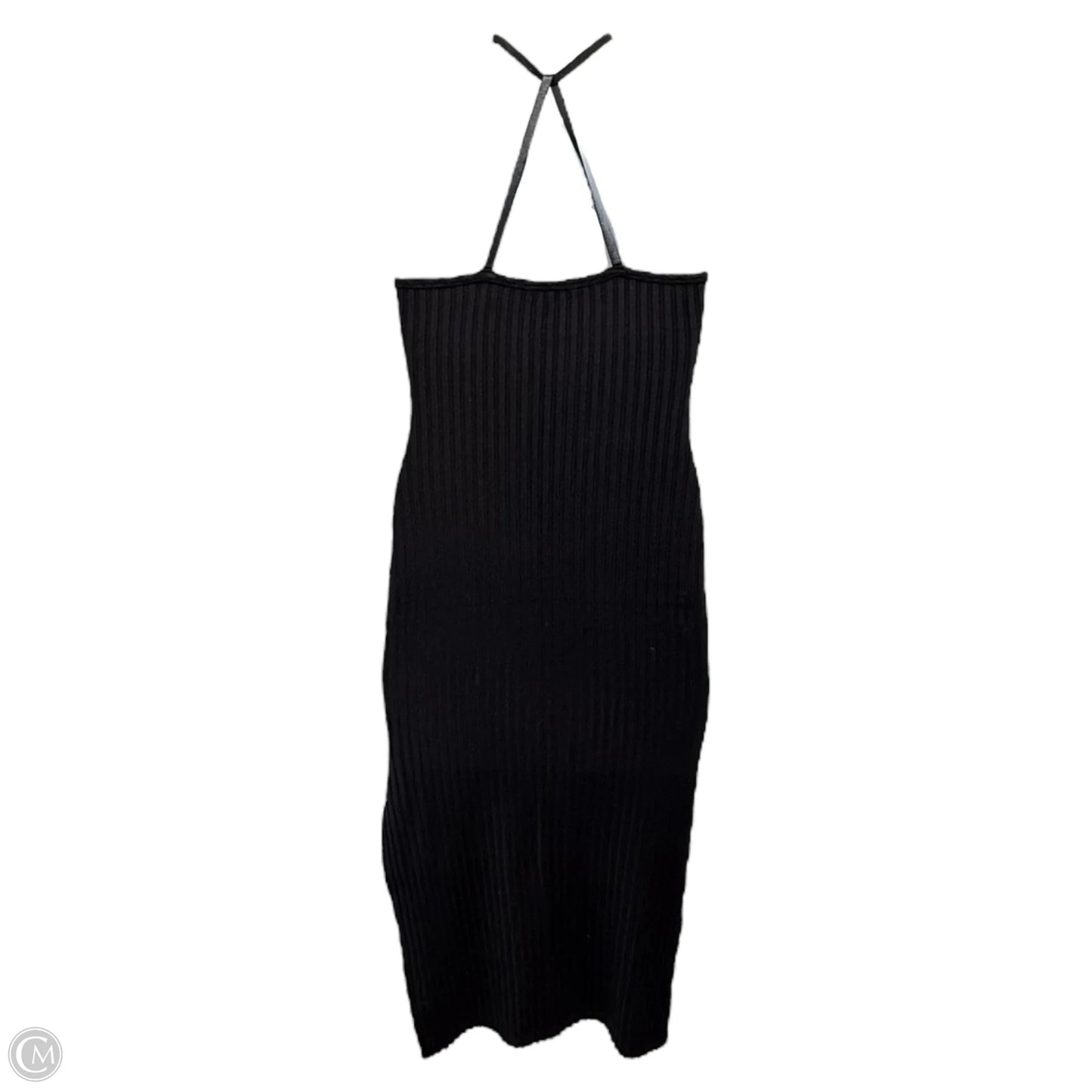 Alloy Rib Midi Dress By The Range NYC In Black, Size: S