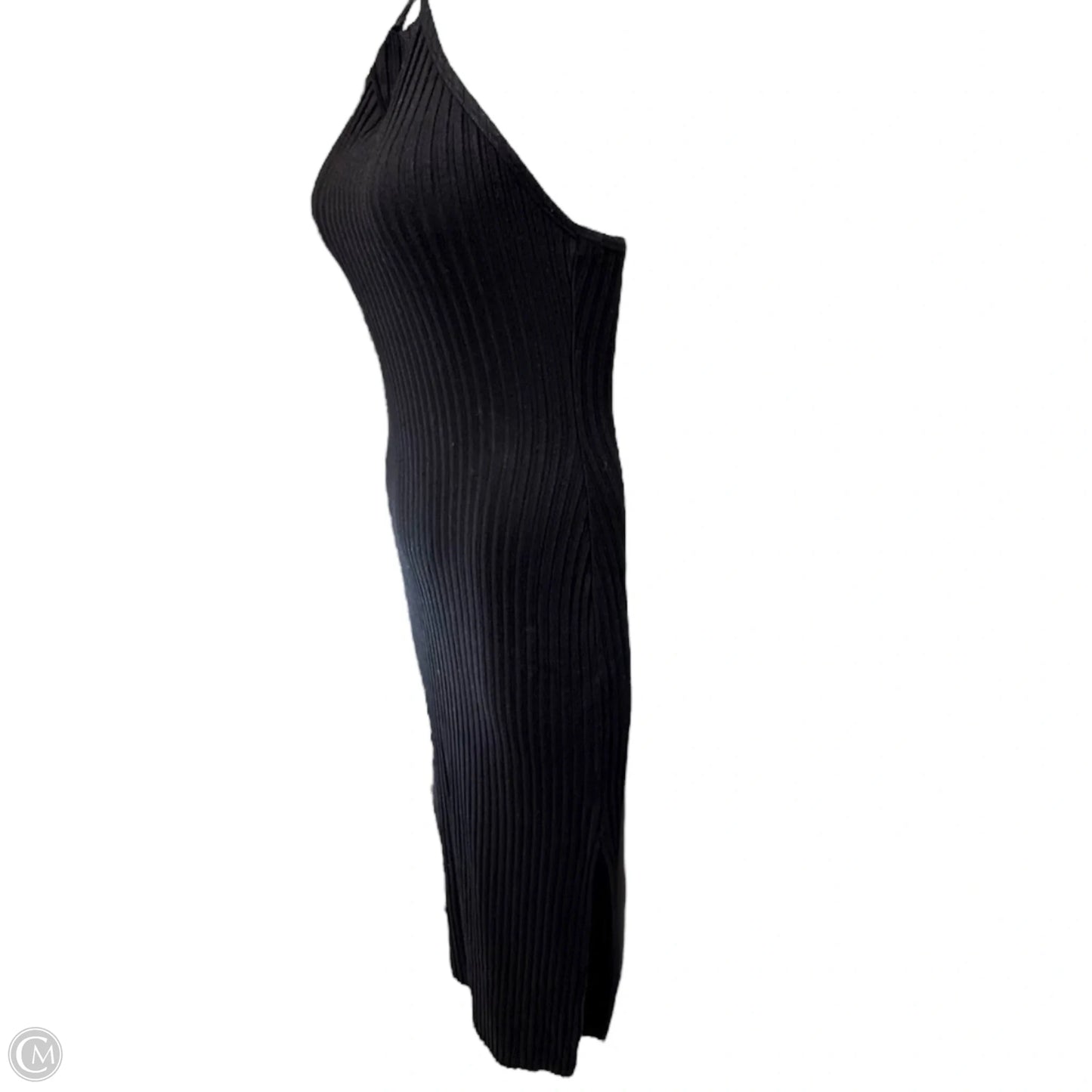 Alloy Rib Midi Dress By The Range NYC In Black, Size: S