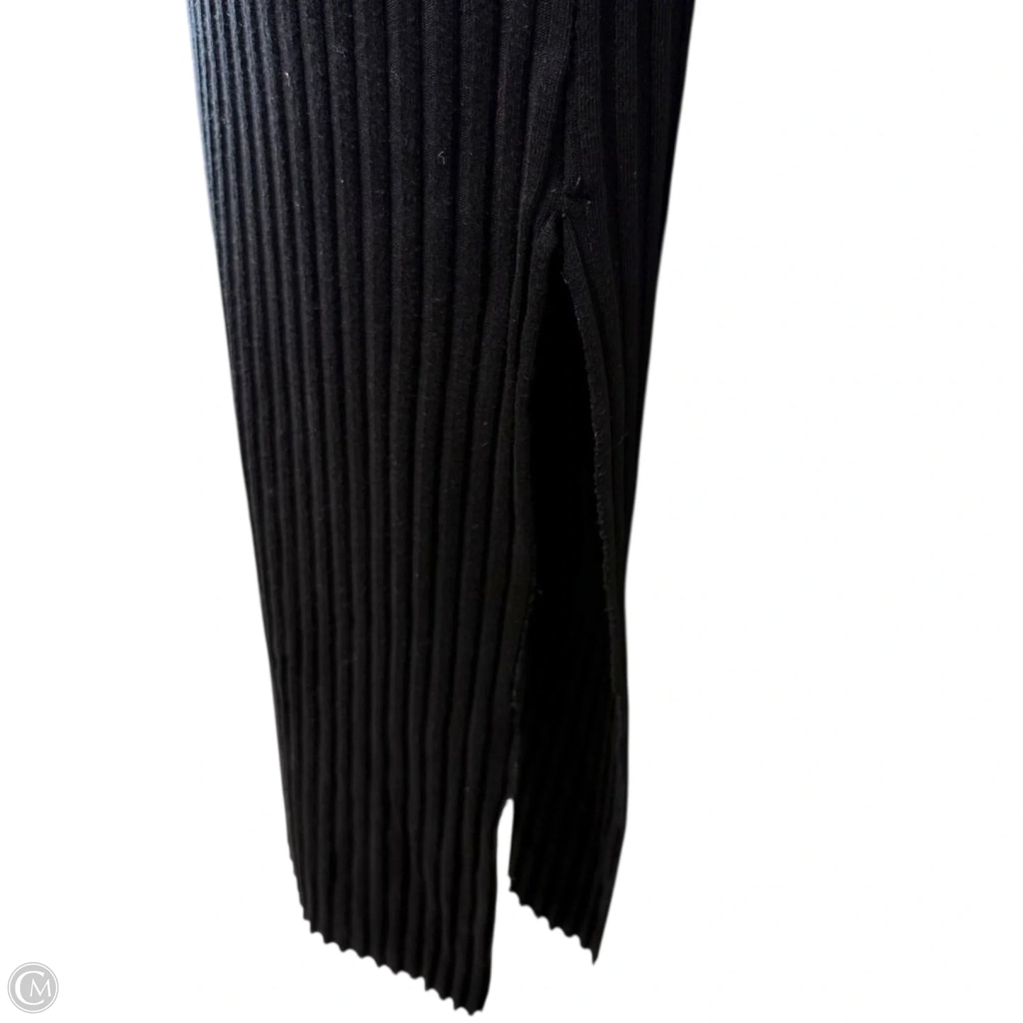 Alloy Rib Midi Dress By The Range NYC In Black, Size: S
