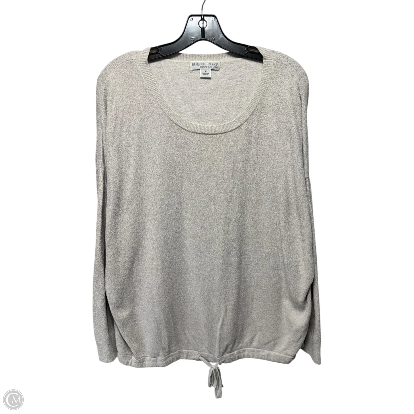 Top Long Sleeve By Barefoot Dreams In Grey, Size: M