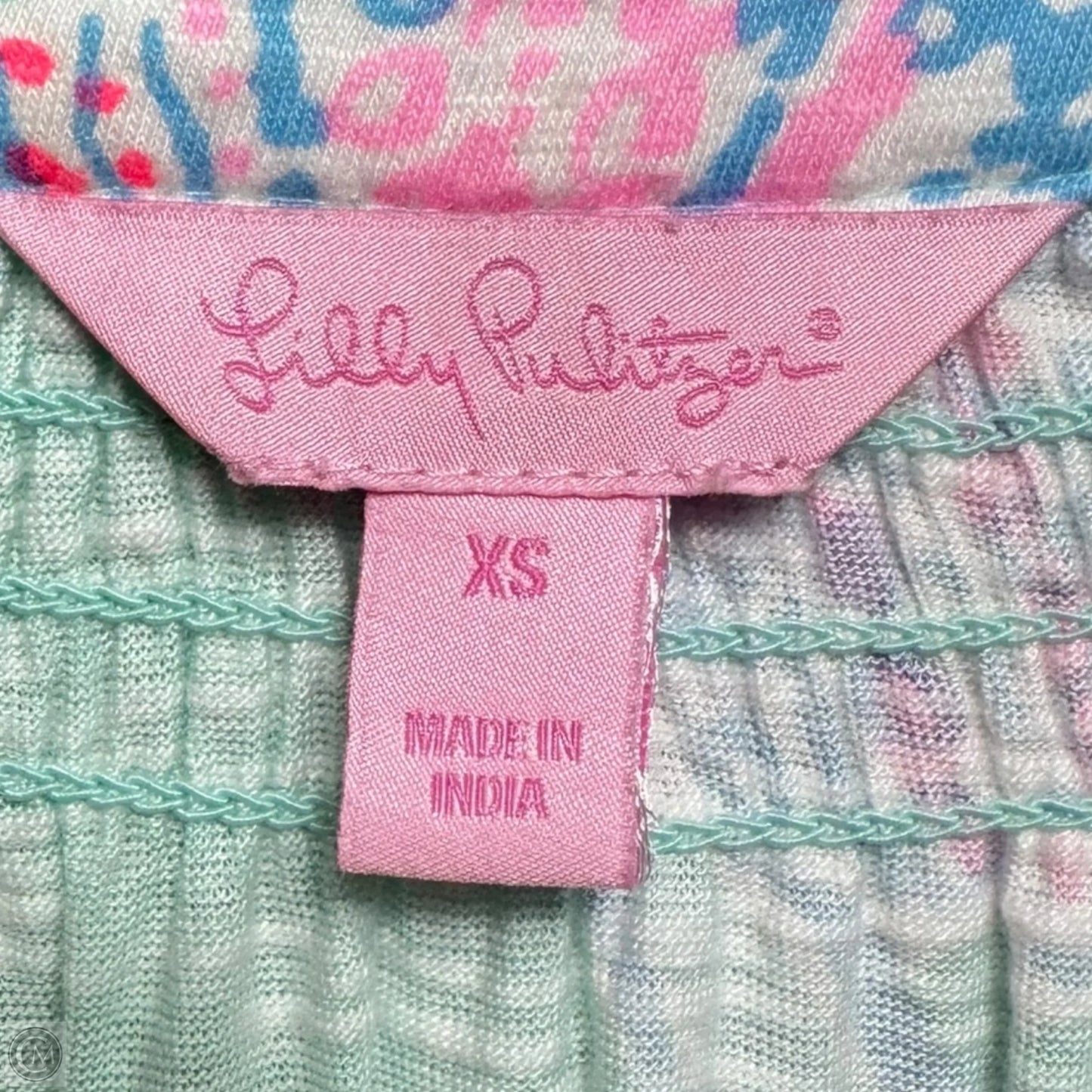 Essie Dress Designer By Lilly Pulitzer In Minty Fresh Fantasea, Size: Xs