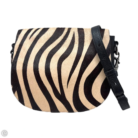 Calfhair Messenger Crossbody By Badgley Mischka, Size: Medium