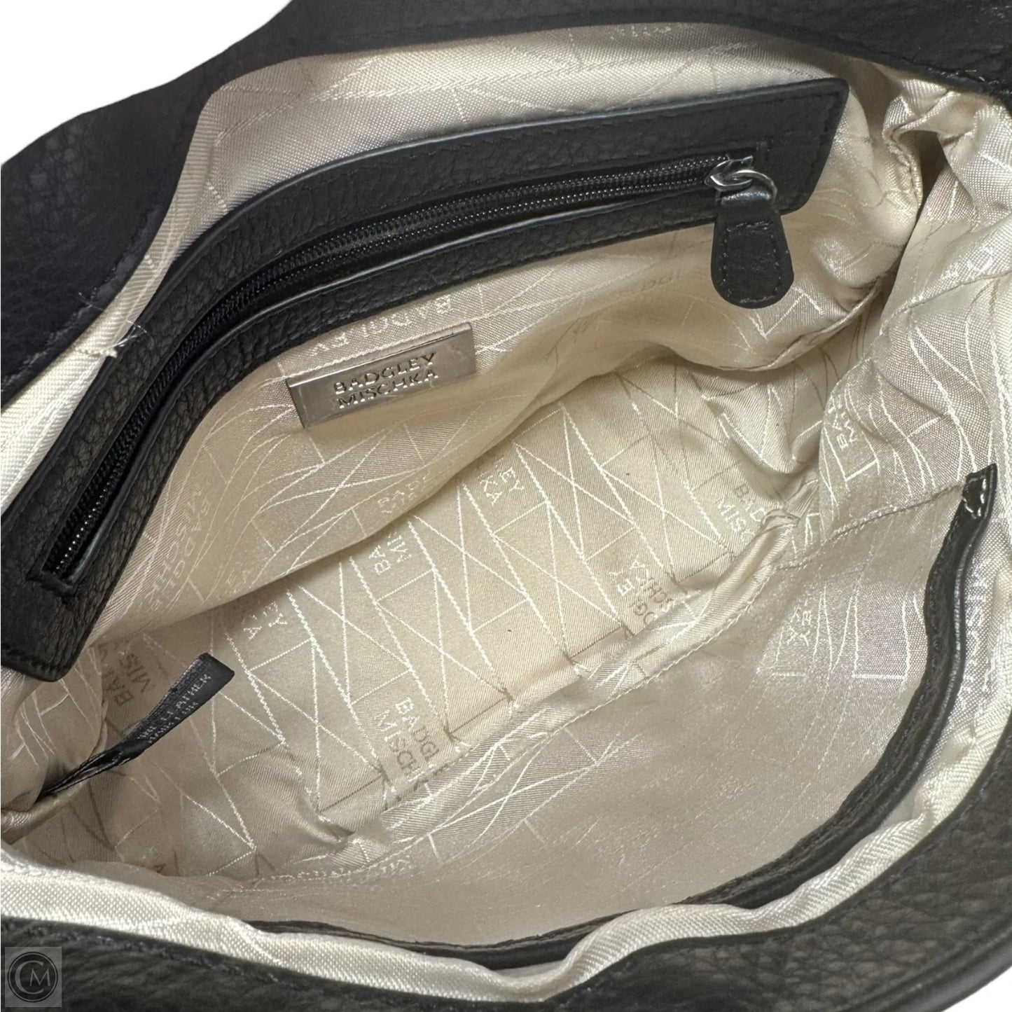 Calfhair Messenger Crossbody By Badgley Mischka, Size: Medium