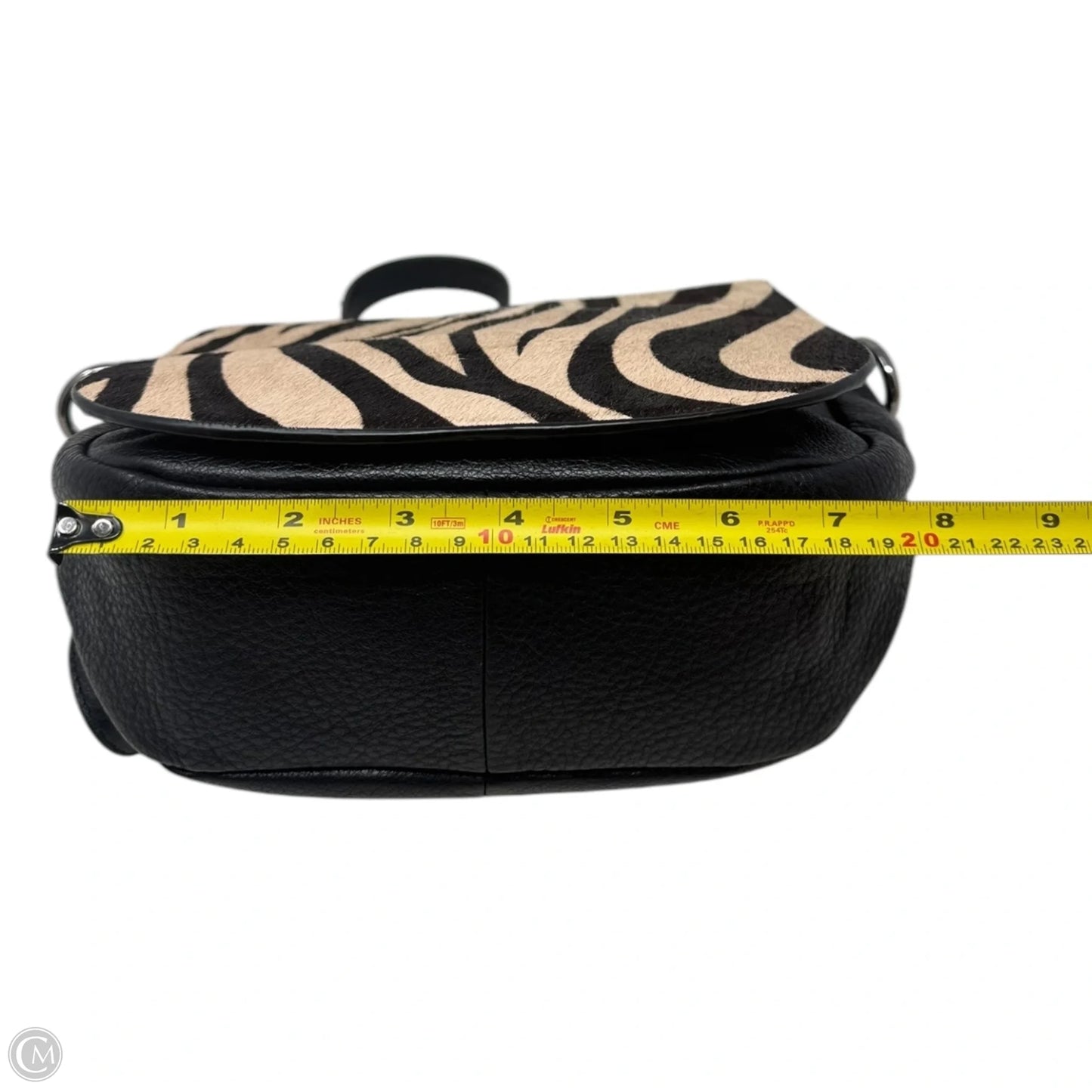 Calfhair Messenger Crossbody By Badgley Mischka, Size: Medium