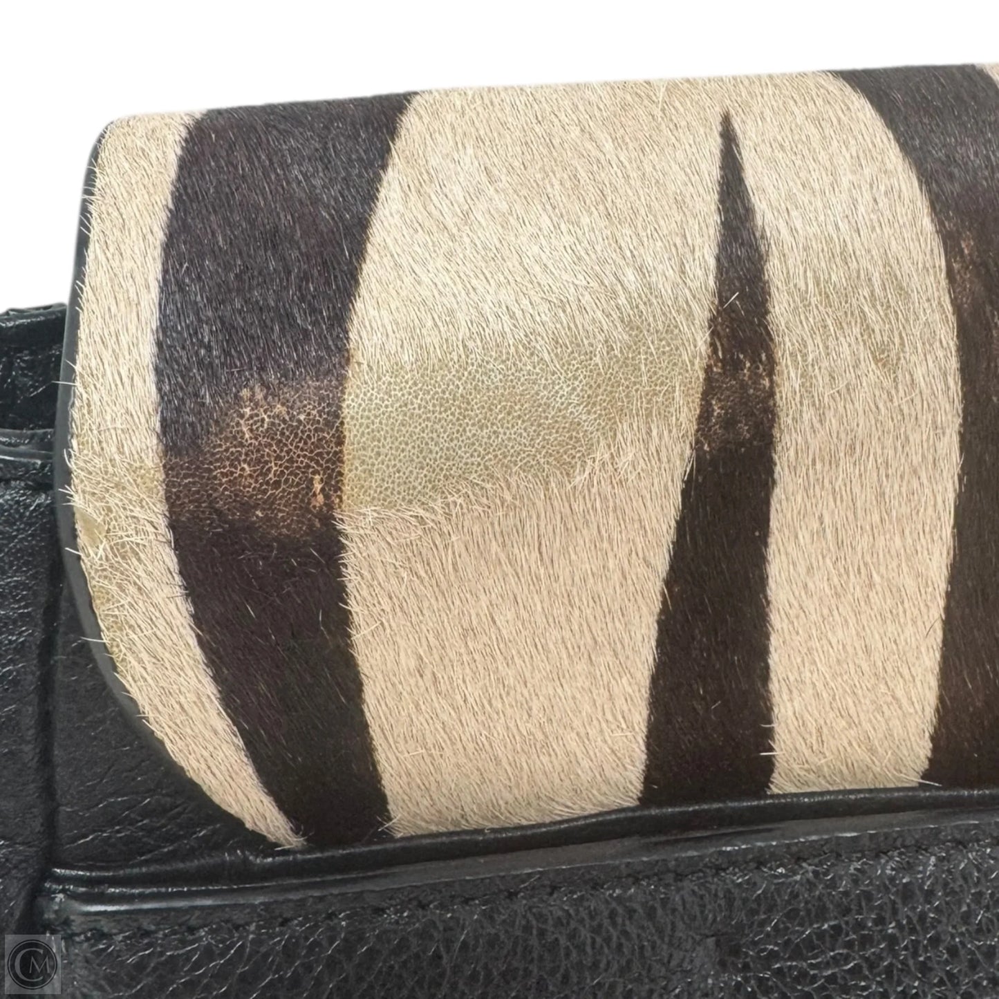 Calfhair Messenger Crossbody By Badgley Mischka, Size: Medium