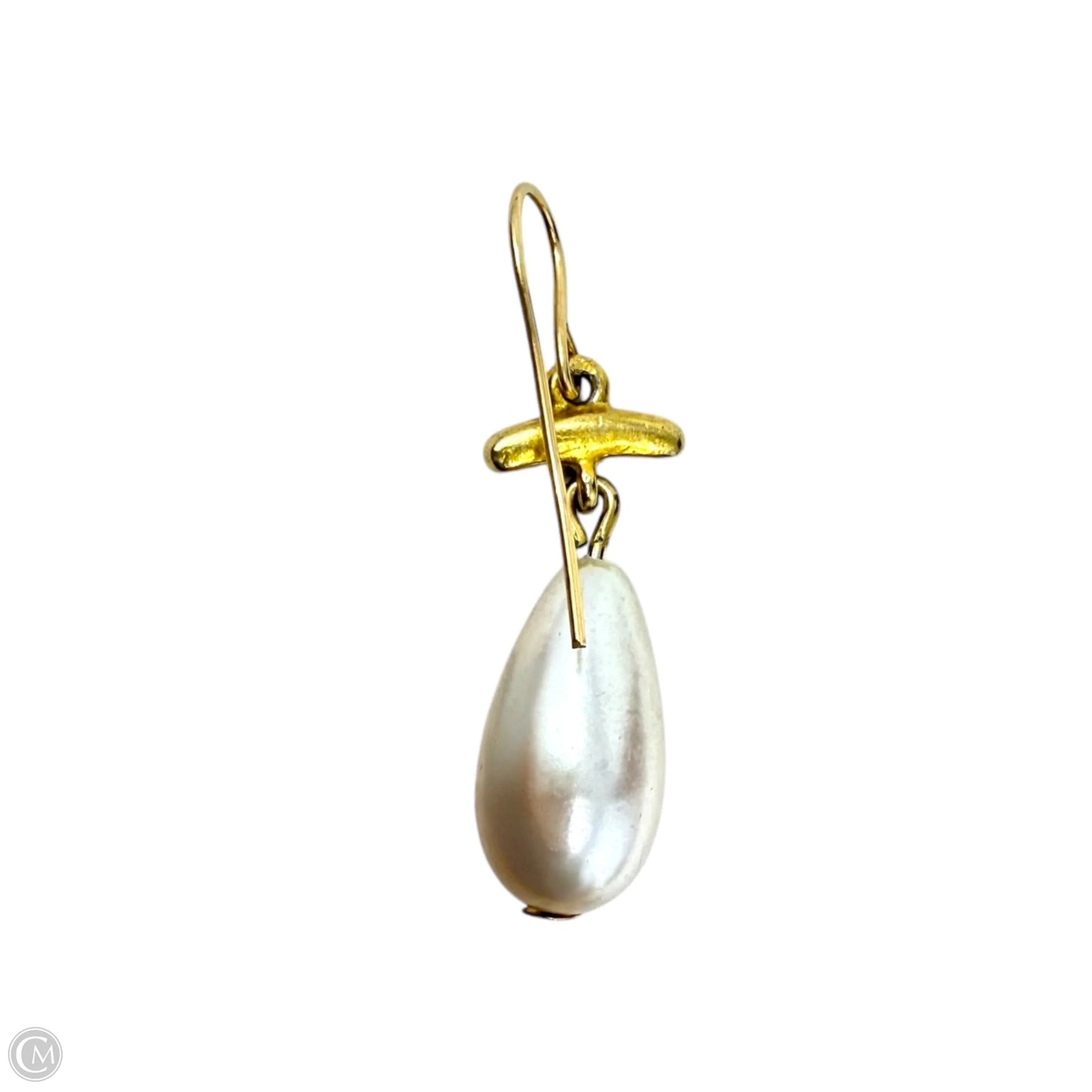Faux Pearl Drop Earrings By Unbranded