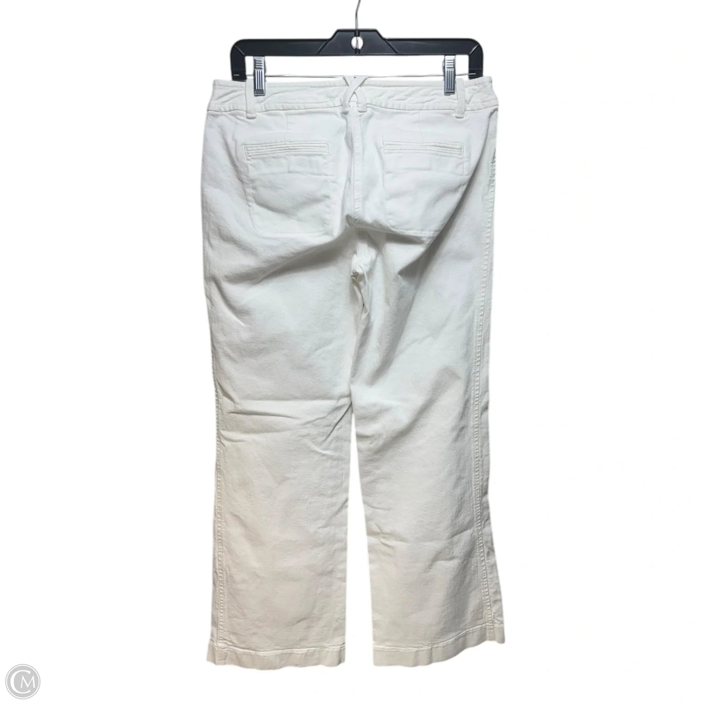 Jeans Wide Leg By J. Crew In White Denim, Size: 8