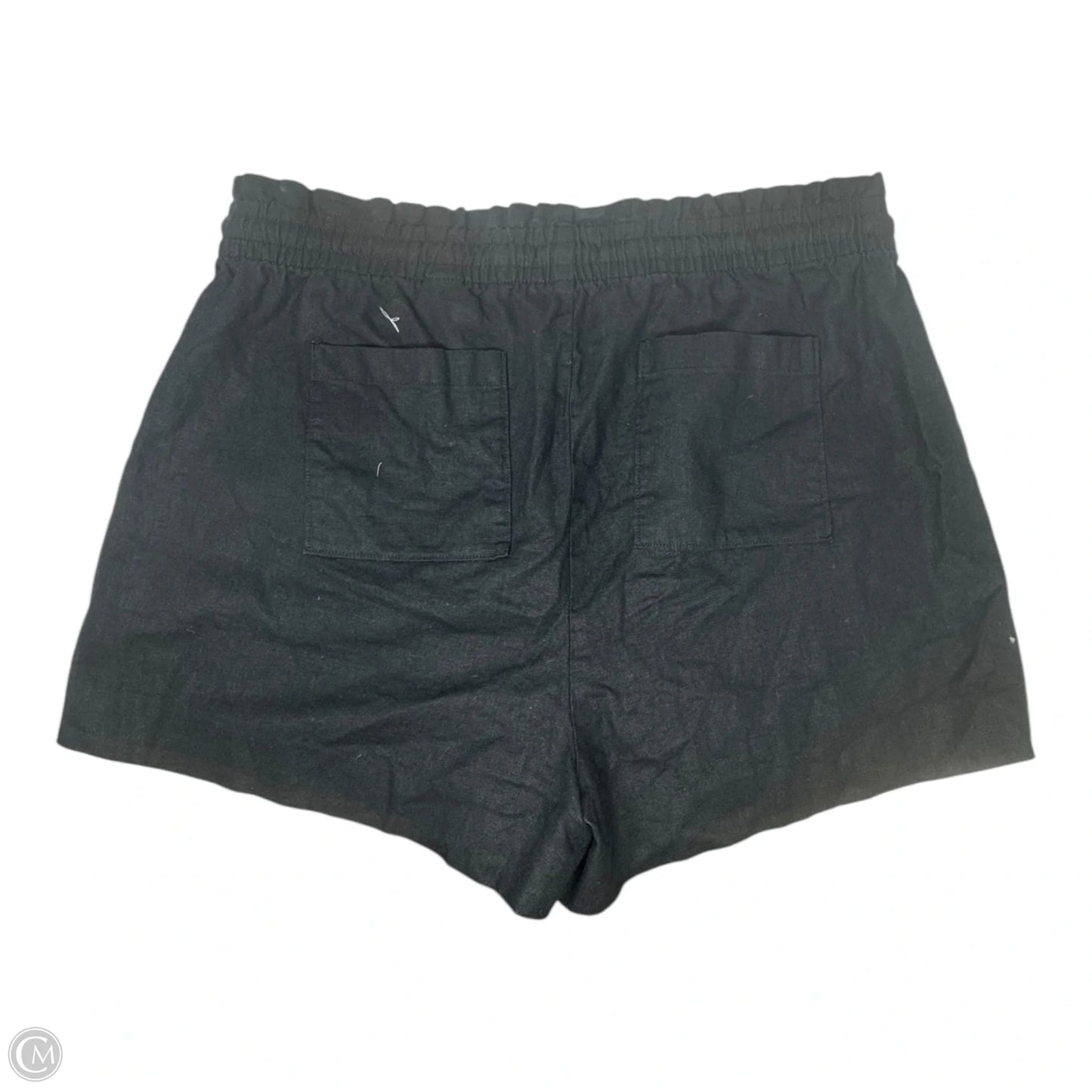 Linen Shorts By Banana Republic In Black, Size: Xxl