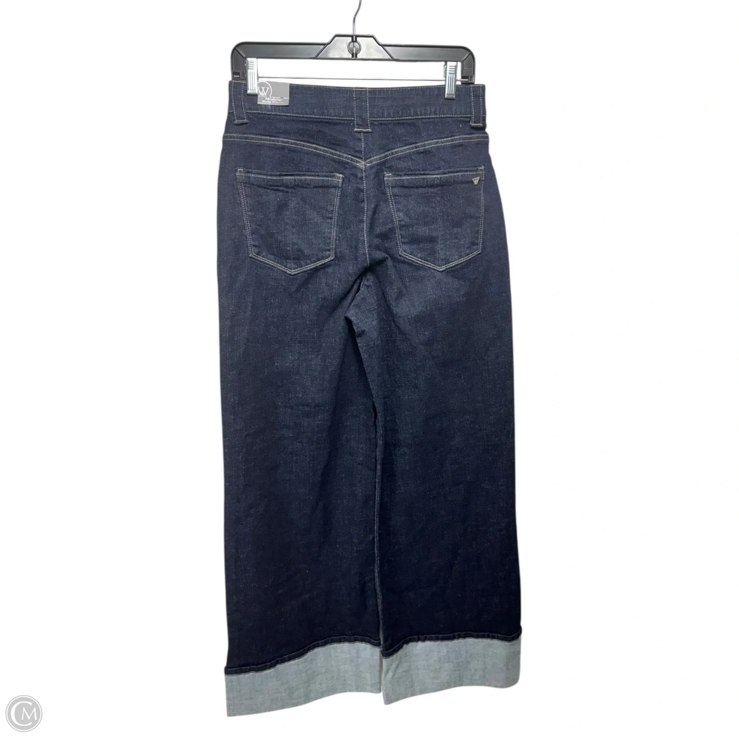 Cuffed Jeans Wide Leg By Wit & Wisdom In Blue Denim, Size: 6