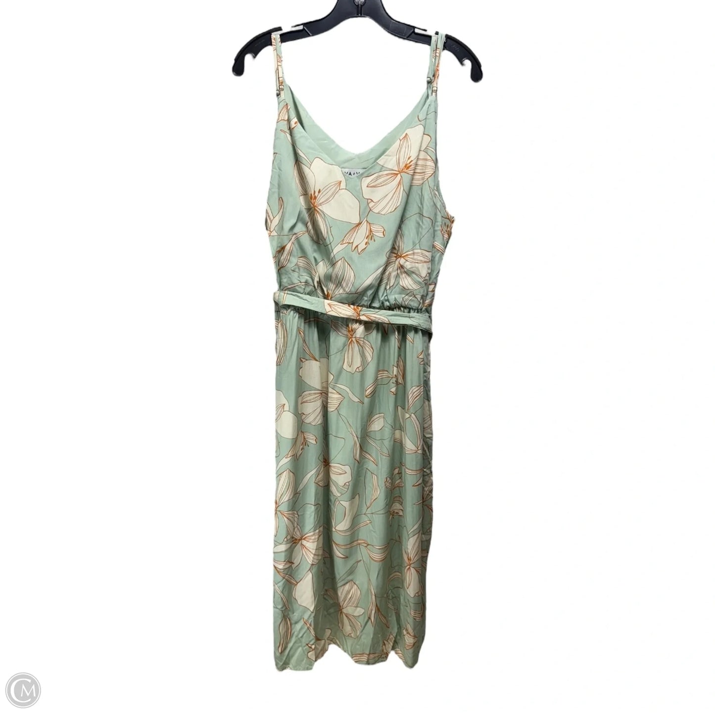 Dress Casual Midi By Ava & Viv In Floral Print, Size: 2x