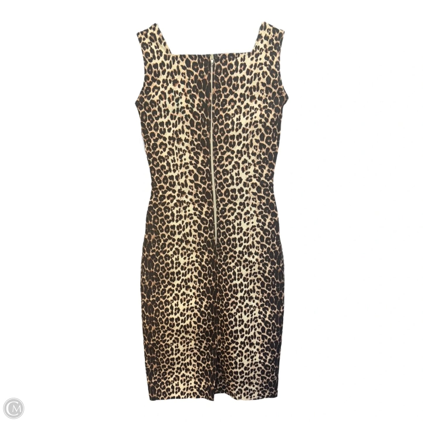 Dress Casual Midi By Maria Bianco Nero In Animal Print, Size: M