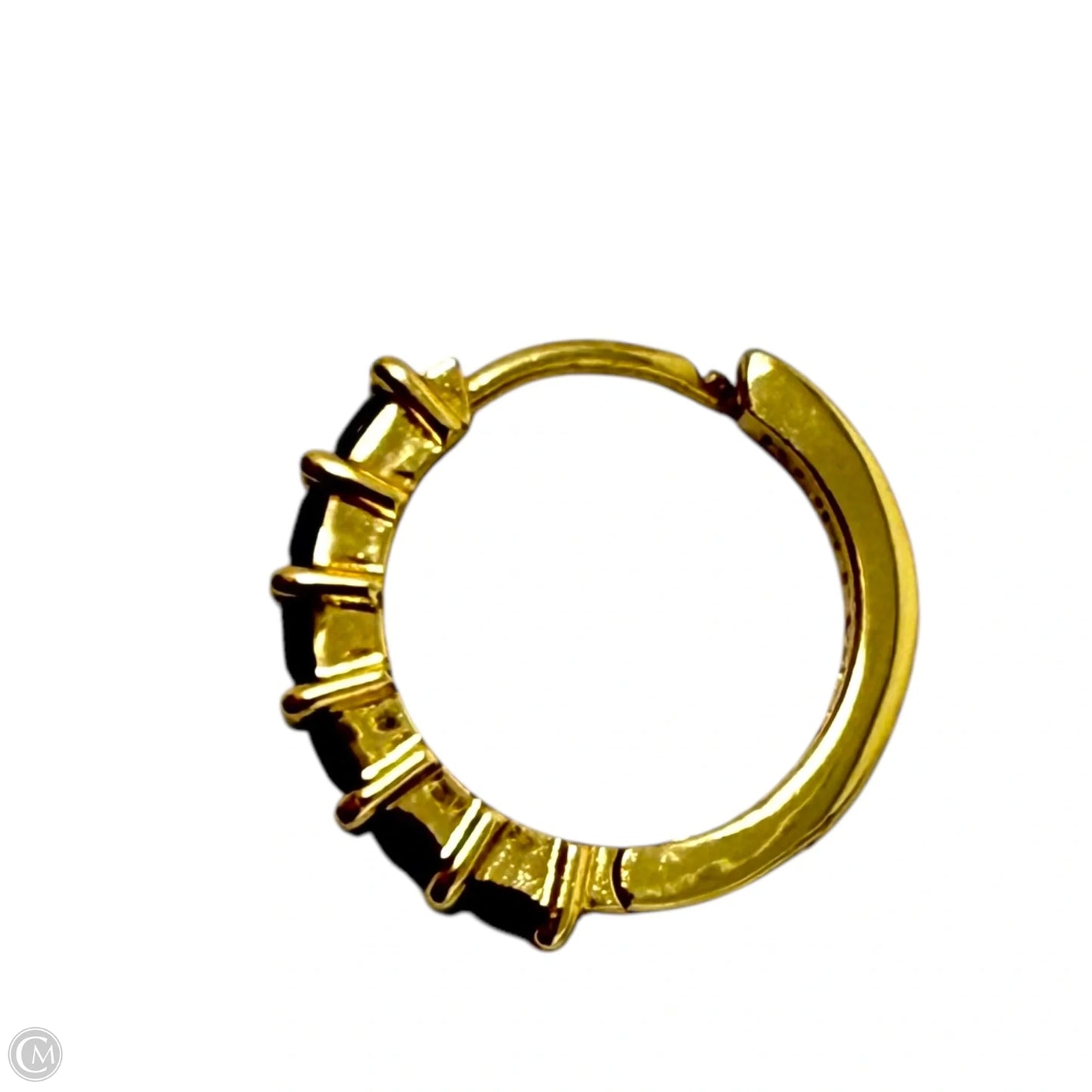 Crystal Huggie Hoop Earrings Designer By Kurt Geiger