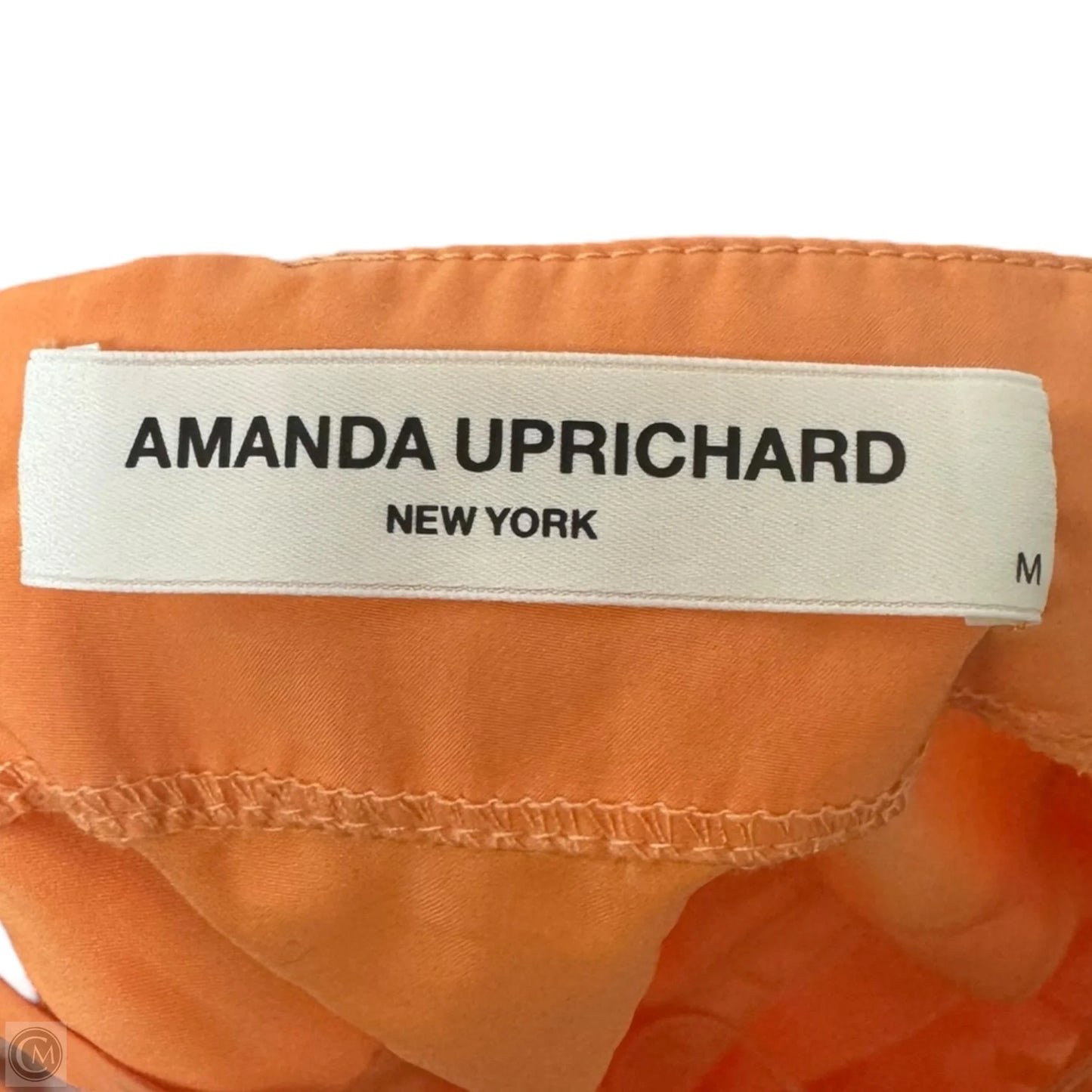 Laconia Chain Ruched Mini Dress By Amanda Uprichard In Orange, Size: M