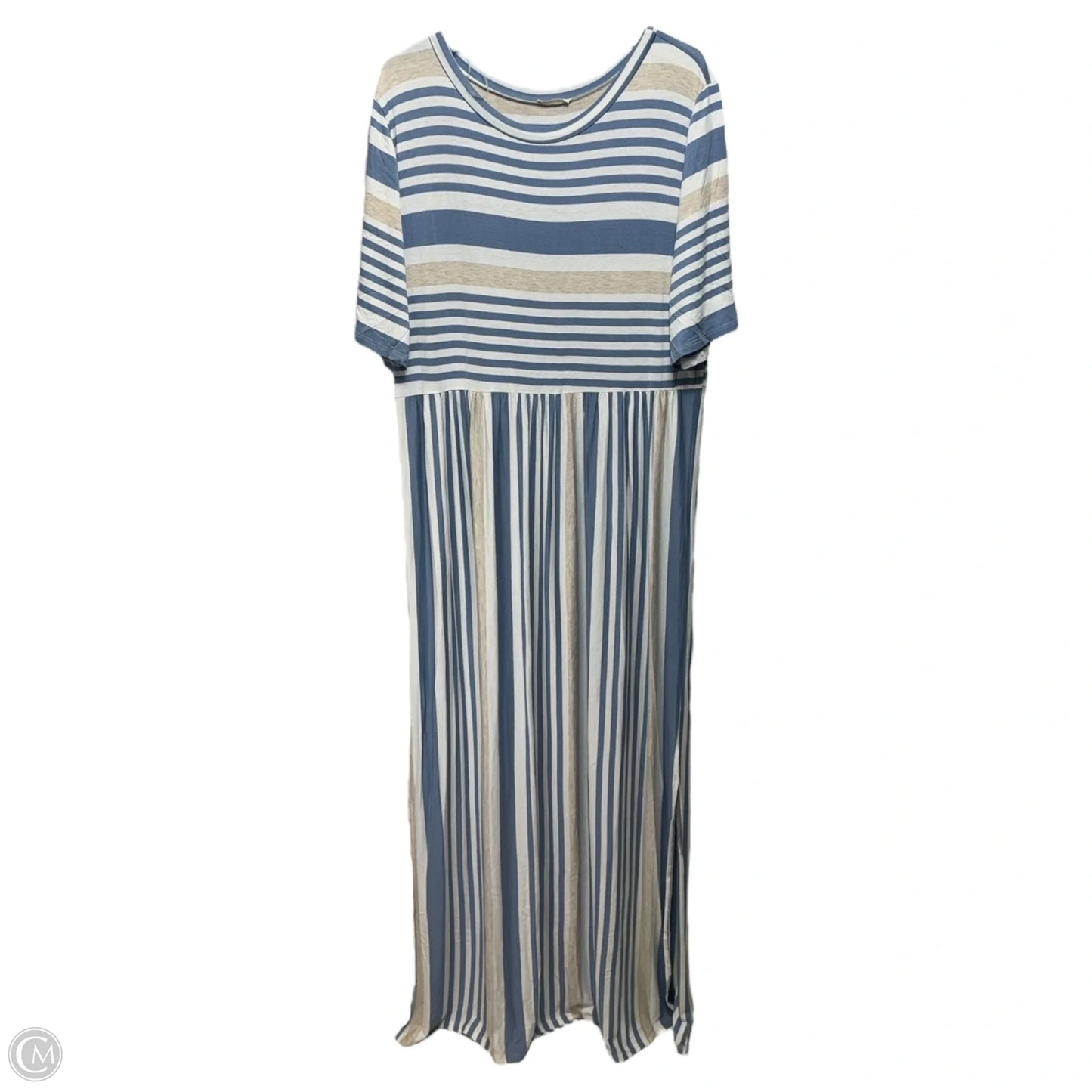 Dress Casual Maxi By Jodifl In Striped Pattern, Size: 1x