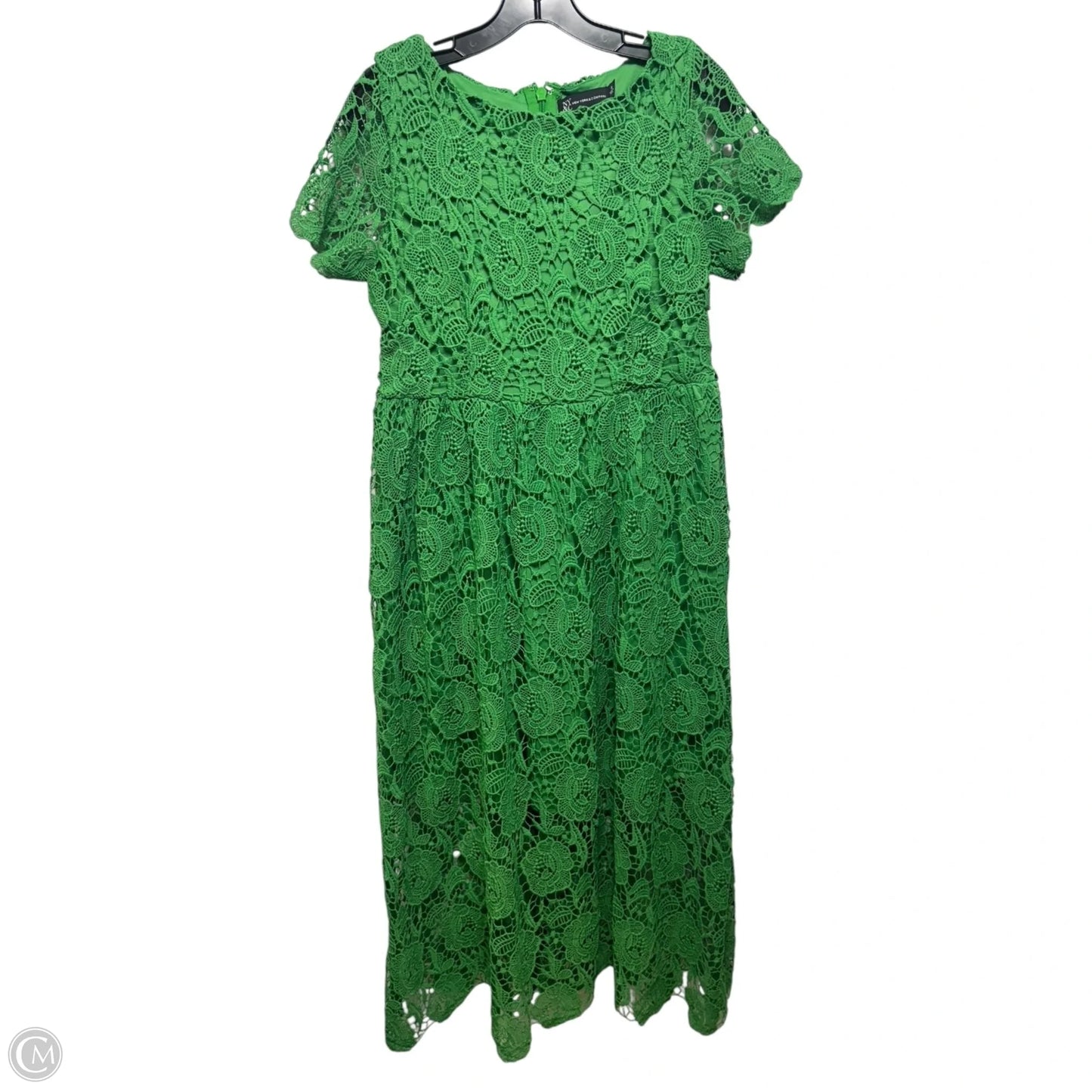 Dress Casual Maxi By New York And Co In Green, Size: S