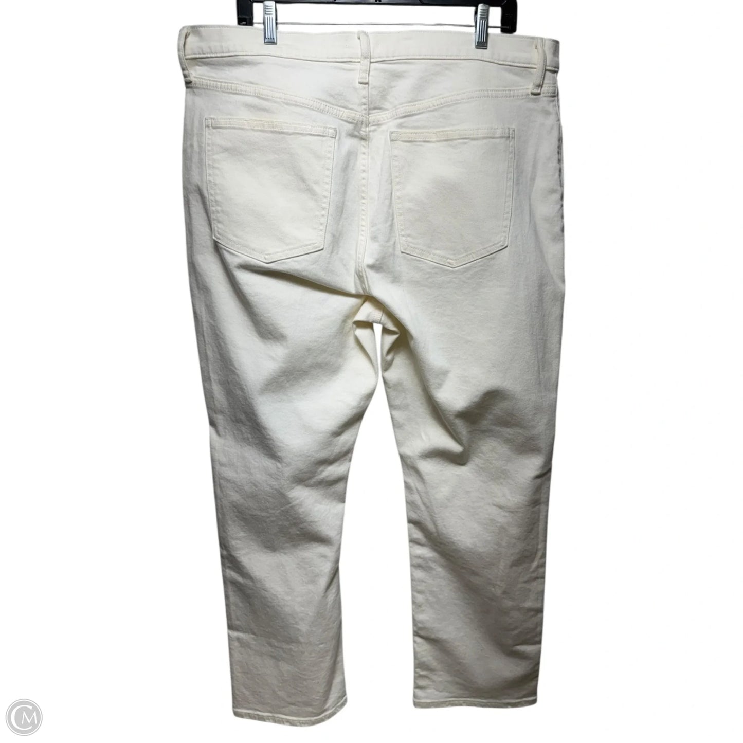 Jeans Straight By Uniqlo In Cream, Size: 22