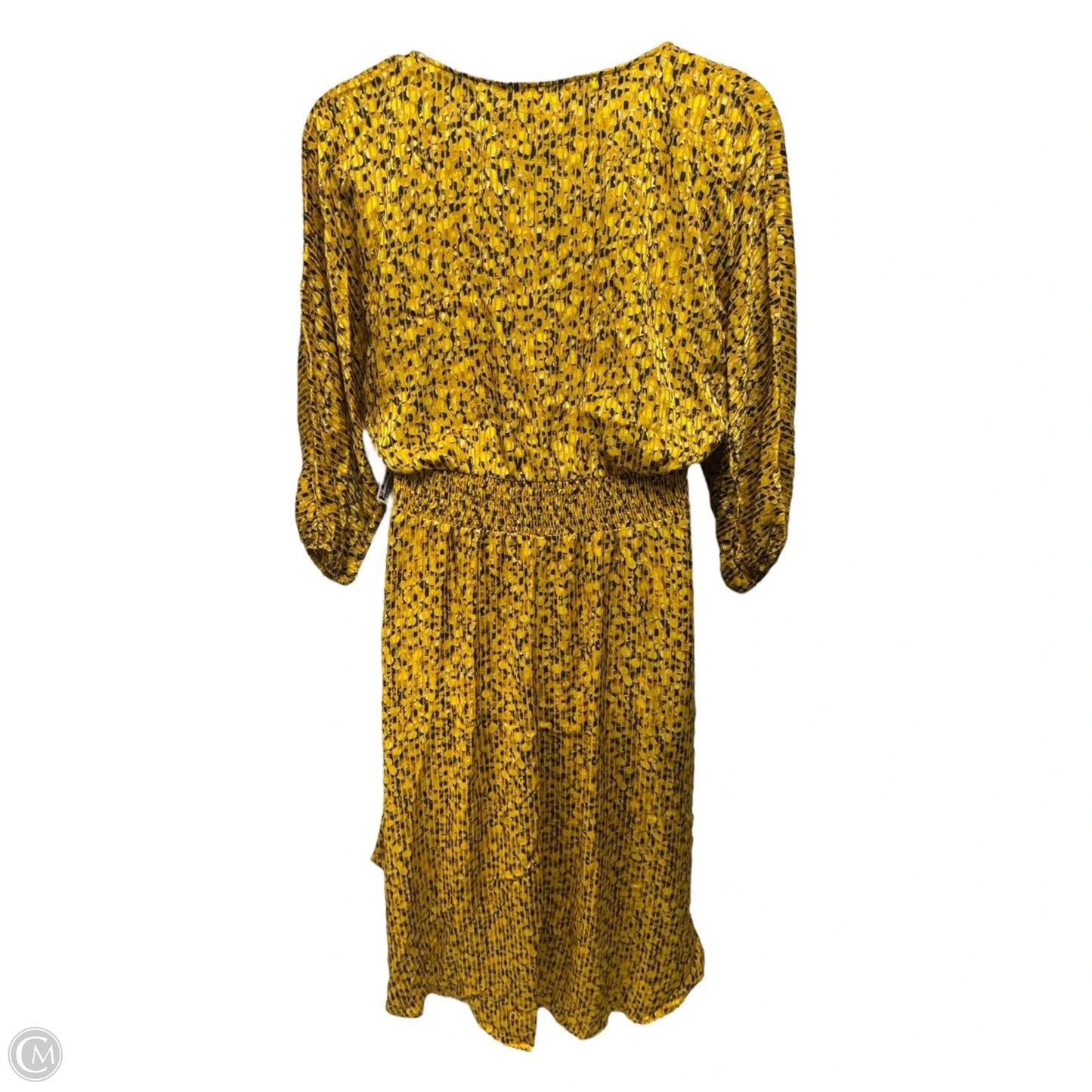 Marigold Midi Dress By Anthropologie In Yellow, Size: XL