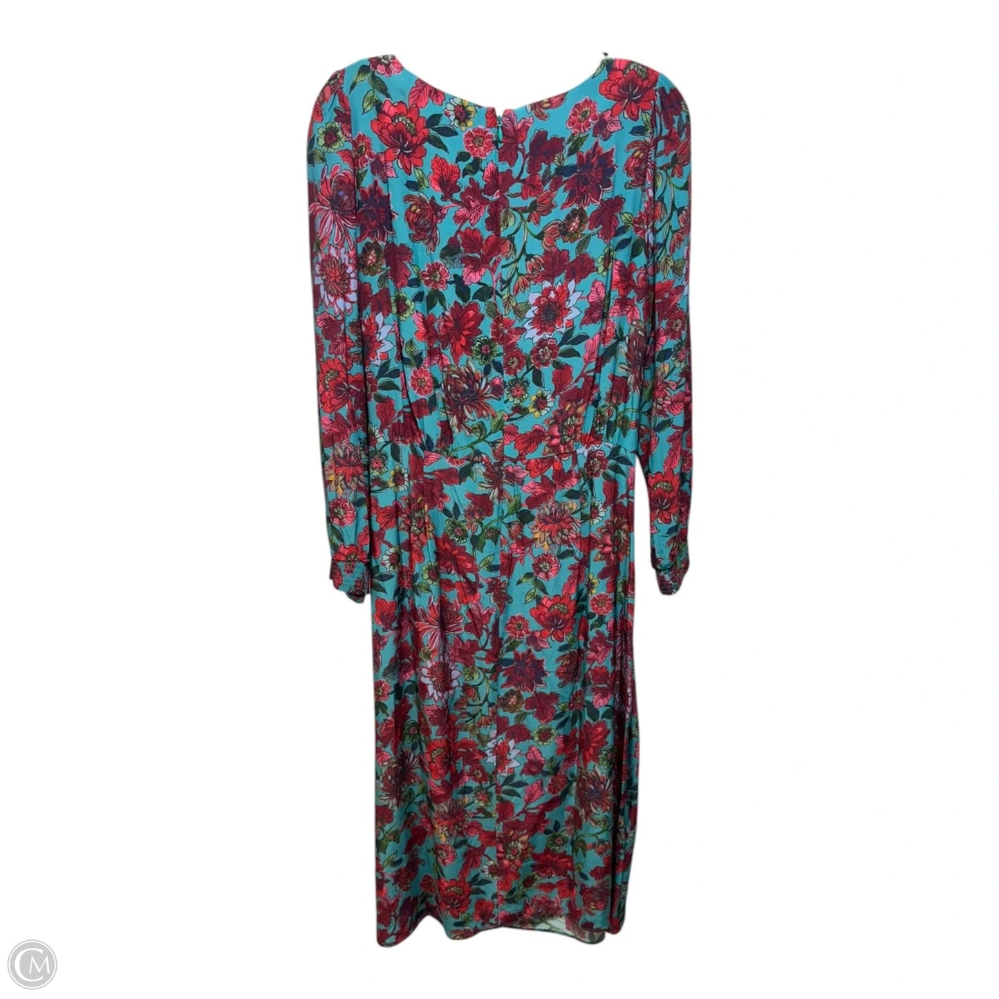 Dress Casual Midi By Talbots In Floral Print, Size: 12