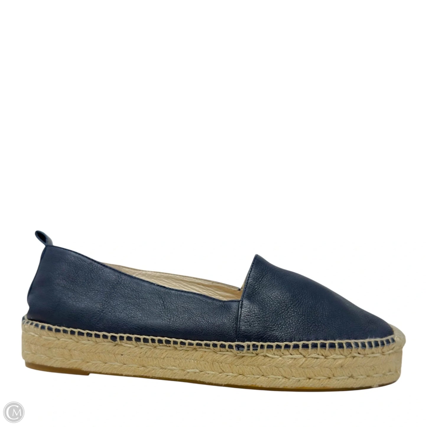 Alicia Leather Espadrilles By Hobbs London In Navy, Size: 10.5