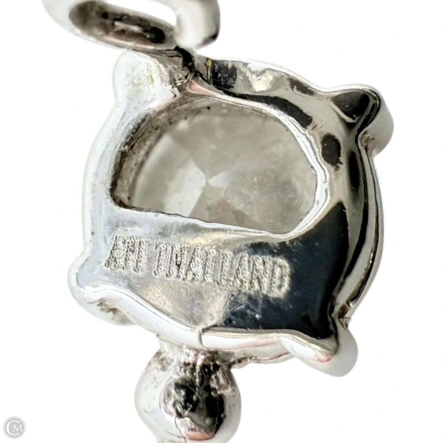 Leverback Round Brilliant CZ & Sterling Silver Drop Earrings By Unbranded