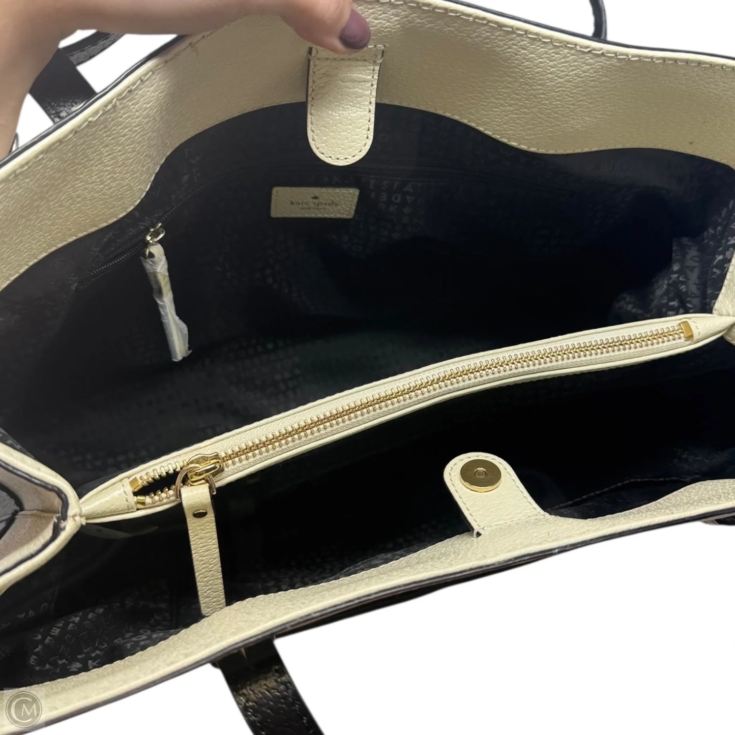 Grand Street Colorblock Tote Handbag Designer By Kate Spade, Size: Large