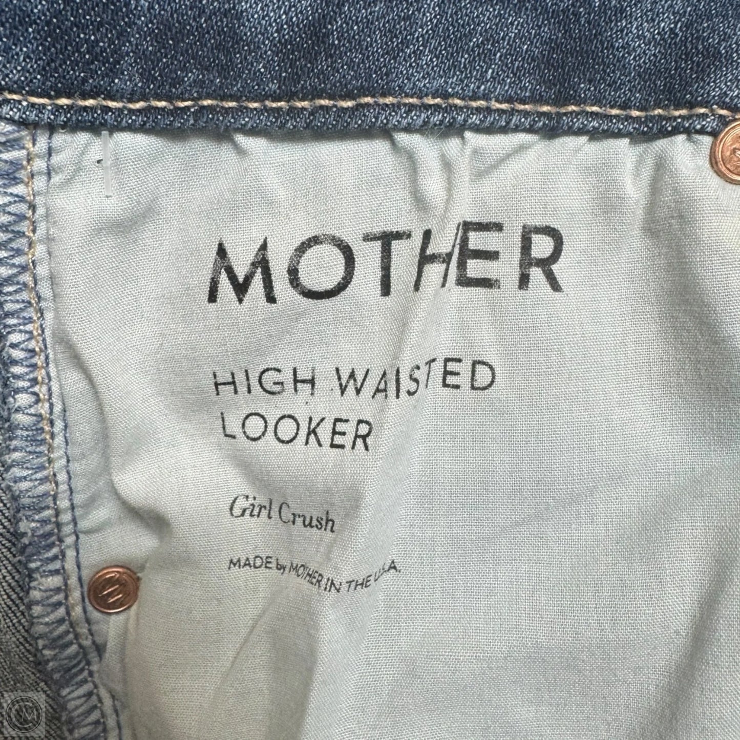 Jeans Skinny By Mother In Blue Denim, Size: 2