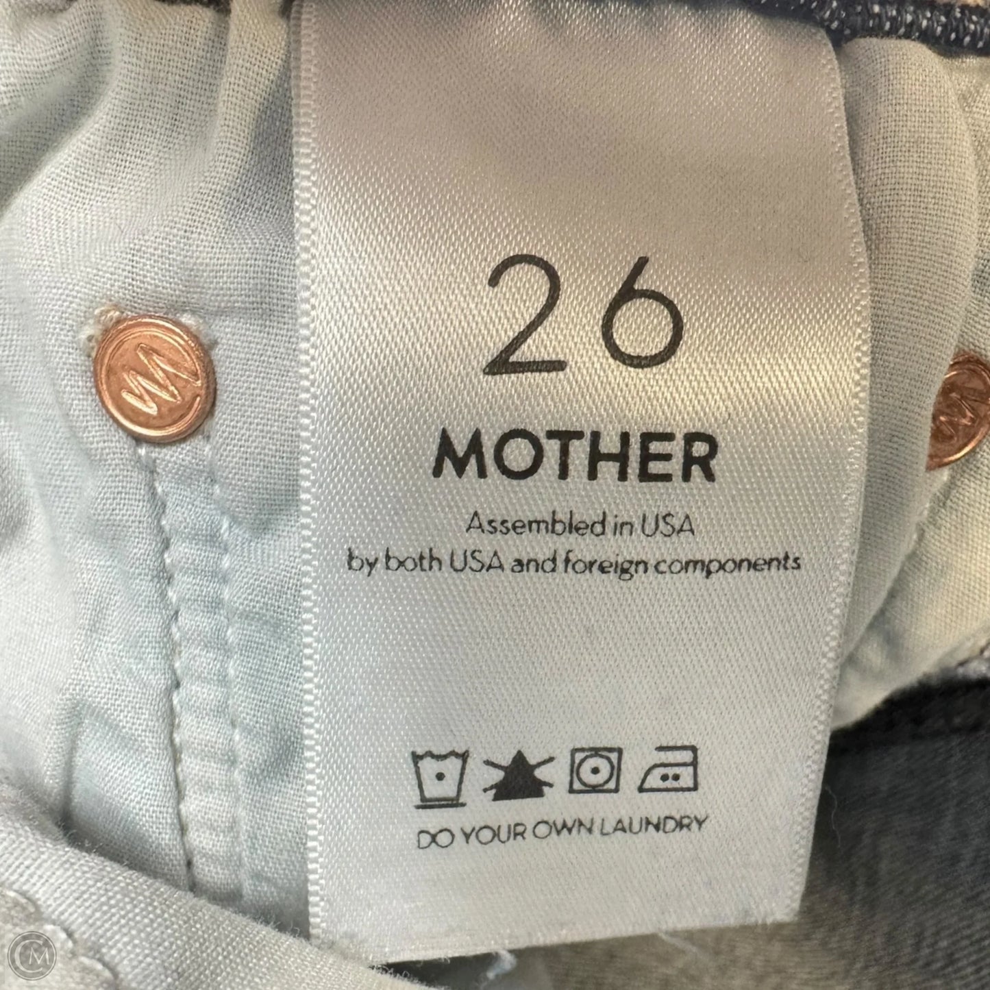 Jeans Skinny By Mother In Blue Denim, Size: 2