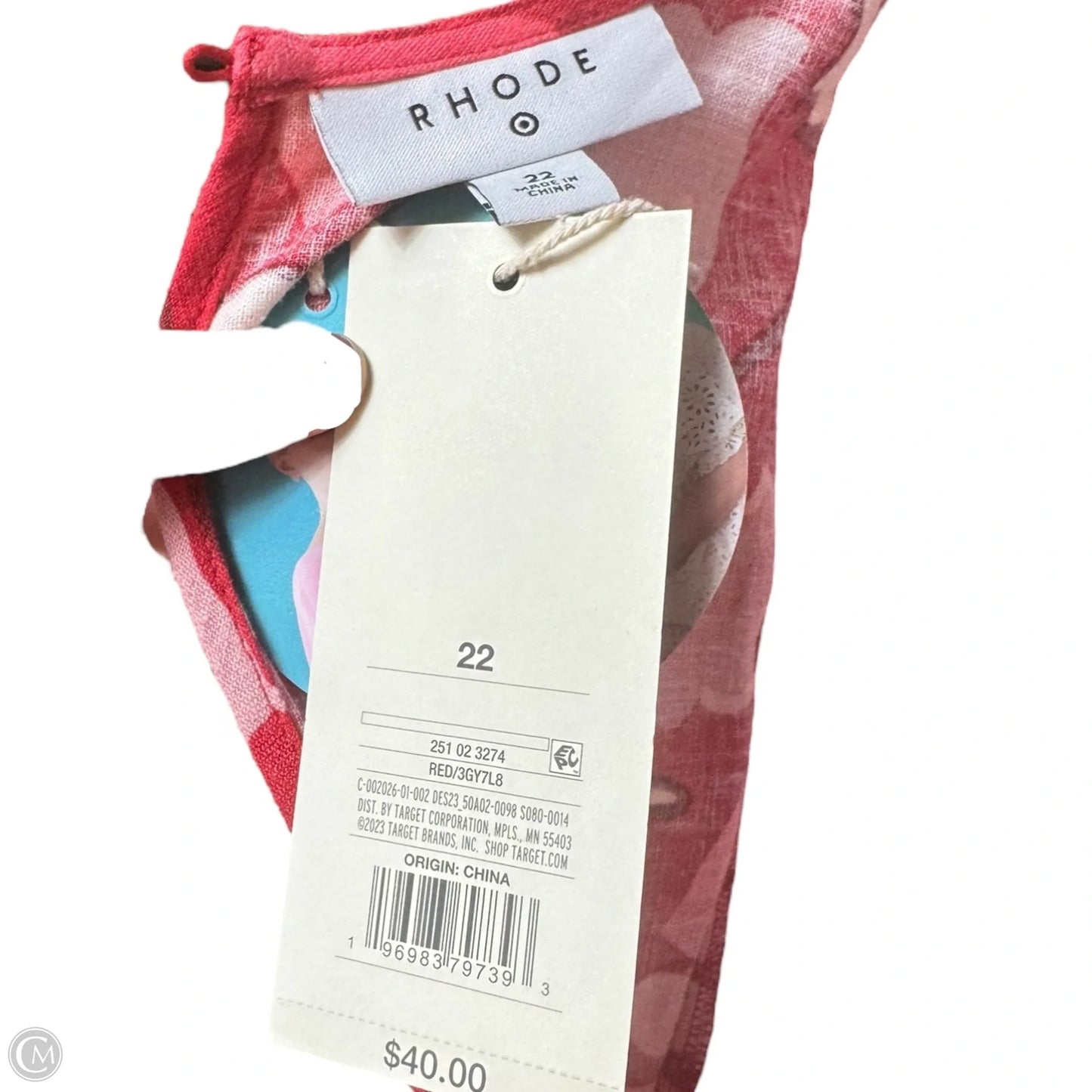 Zinnia Linen Blend Dress By Rhode x Target In Multi-colored, Size: 22