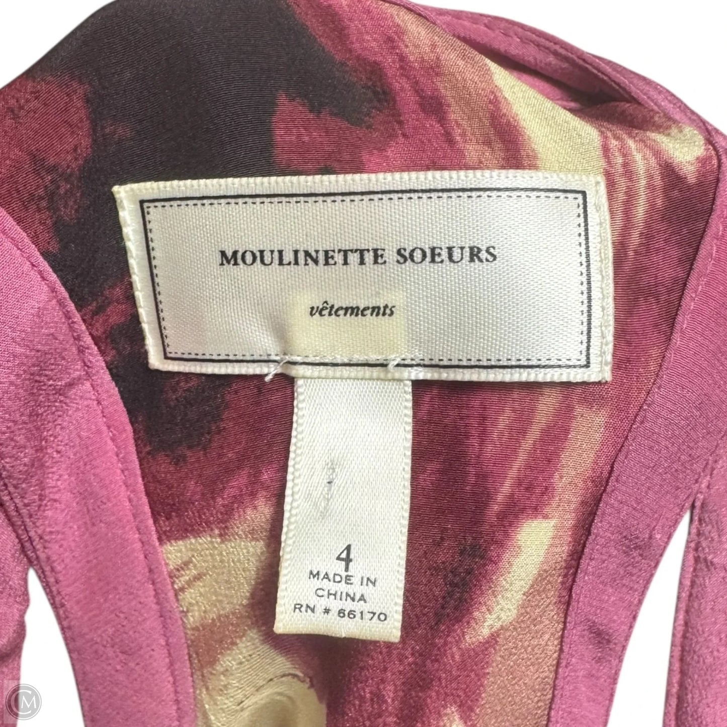 Silk Dress Casual Short By Moulinette Soeurs In Multi-colored, Size: 4