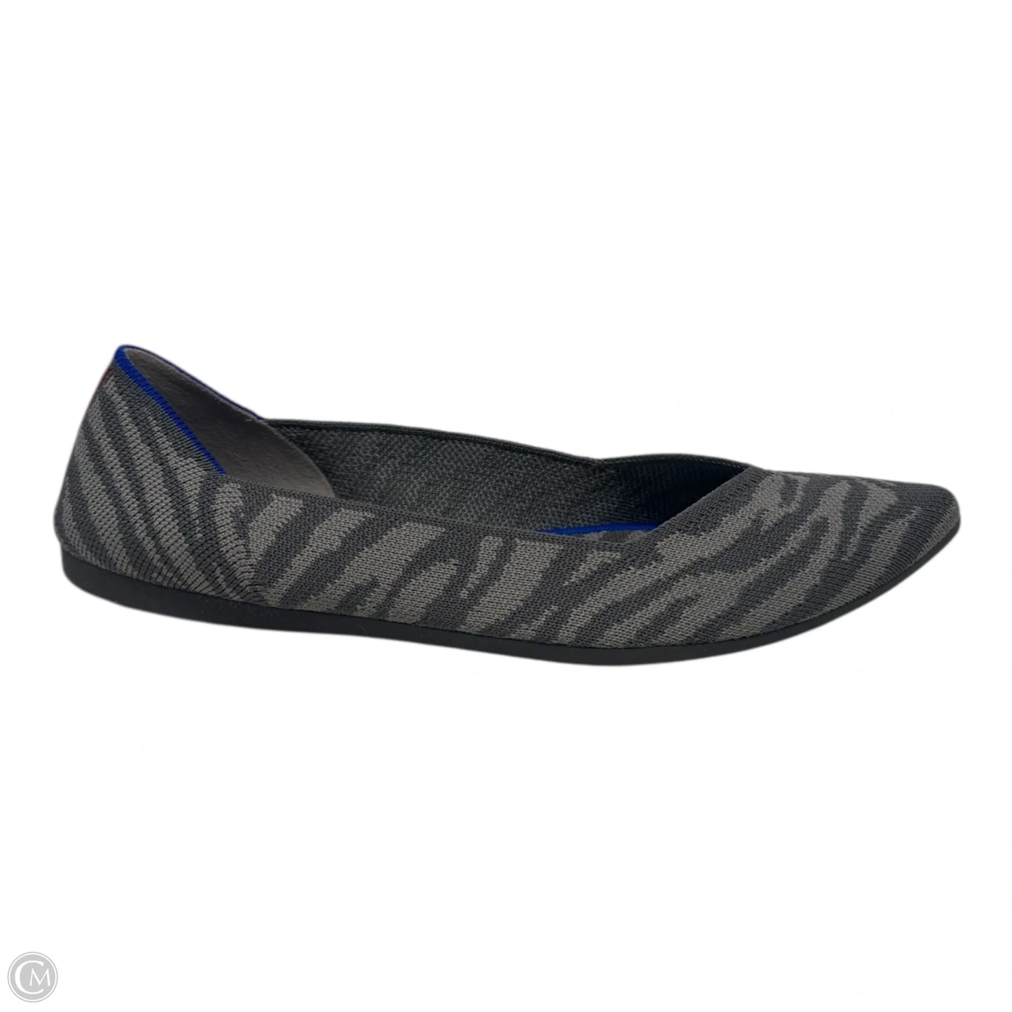 The Point By Rothys In Grey Zebra, Size: 9