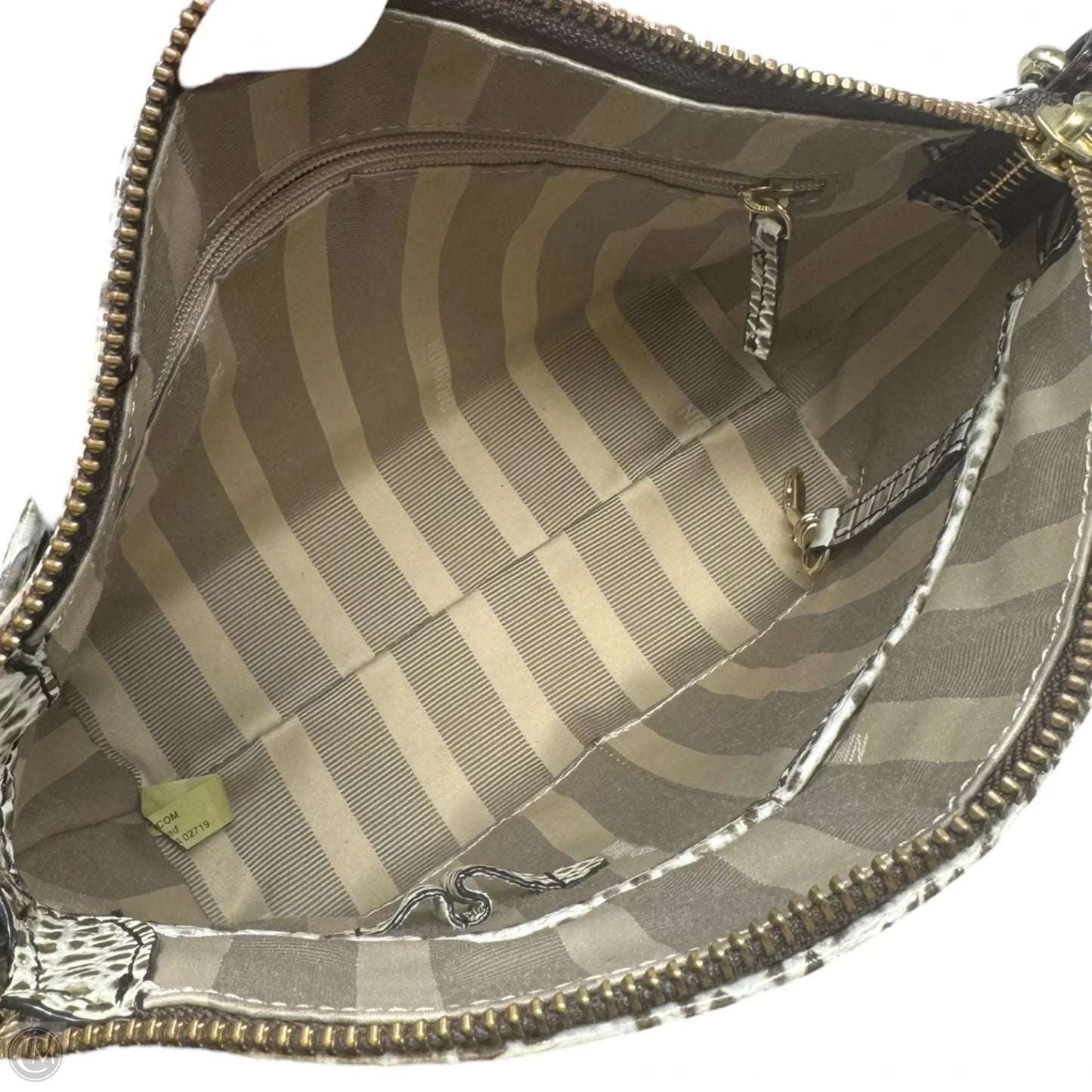 Mini Duxbury Crème Rhodes Crossbody Designer By Brahmin, Size: Medium