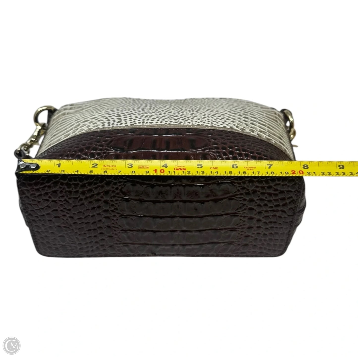 Mini Duxbury Crème Rhodes Crossbody Designer By Brahmin, Size: Medium