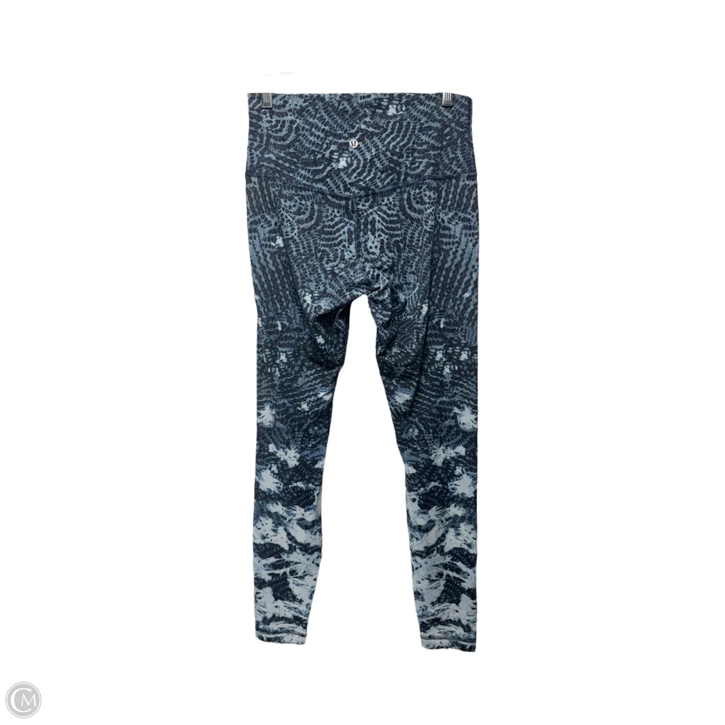 Athletic Leggings By Lululemon In Blue, Size: 8