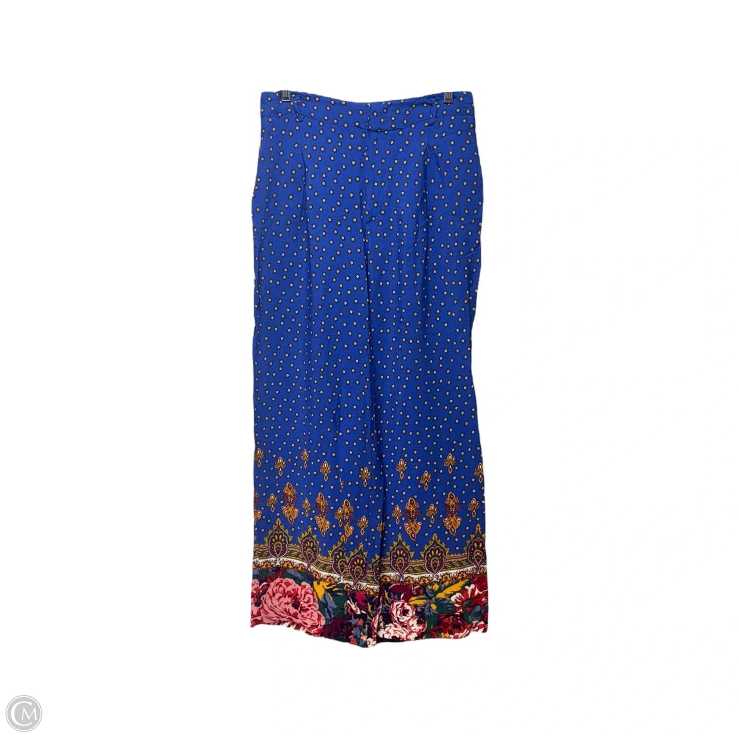 Wide Leg Printed Pants By Ett:twa By Anthropology In Multi-colored, Size: 4