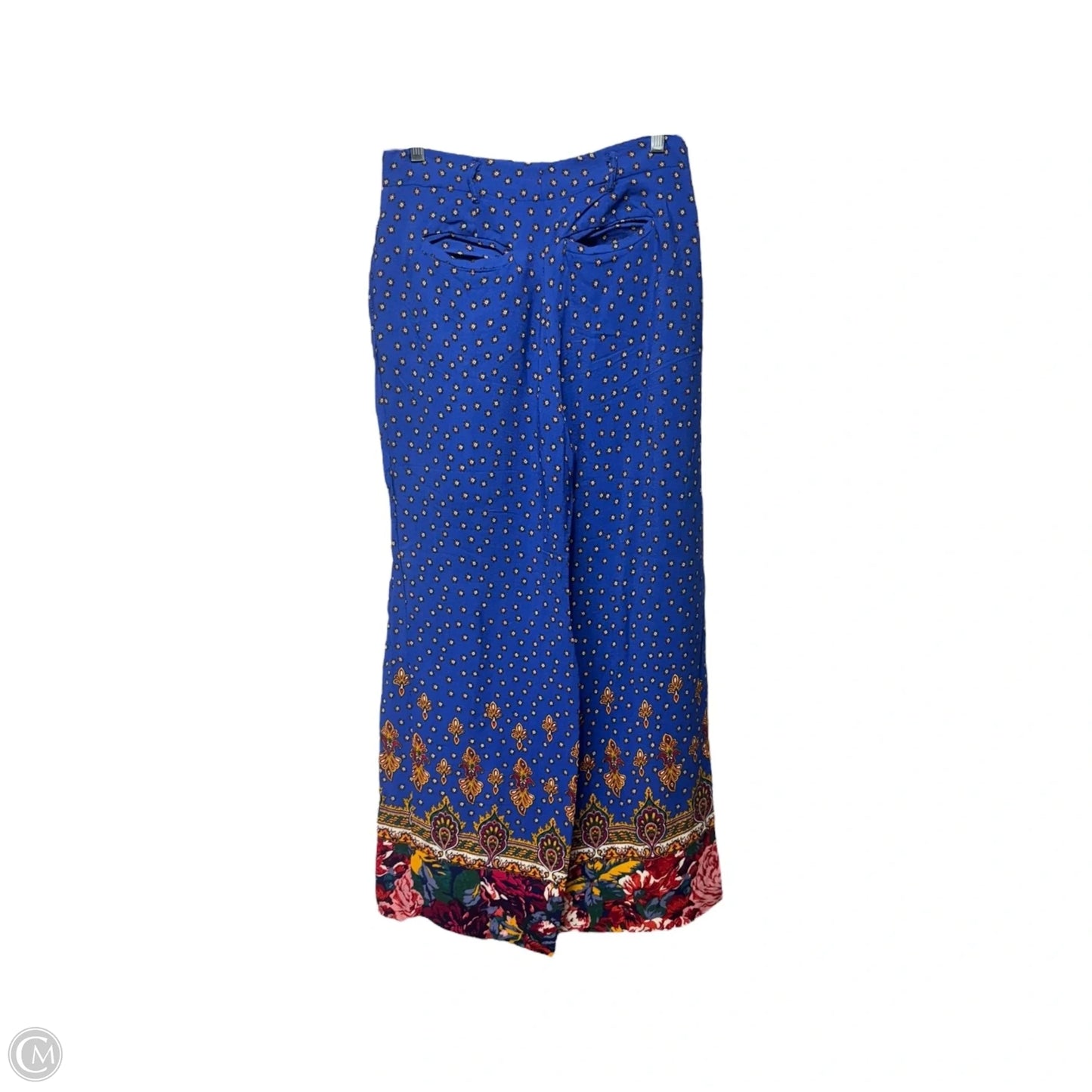 Wide Leg Printed Pants By Ett:twa By Anthropology In Multi-colored, Size: 4