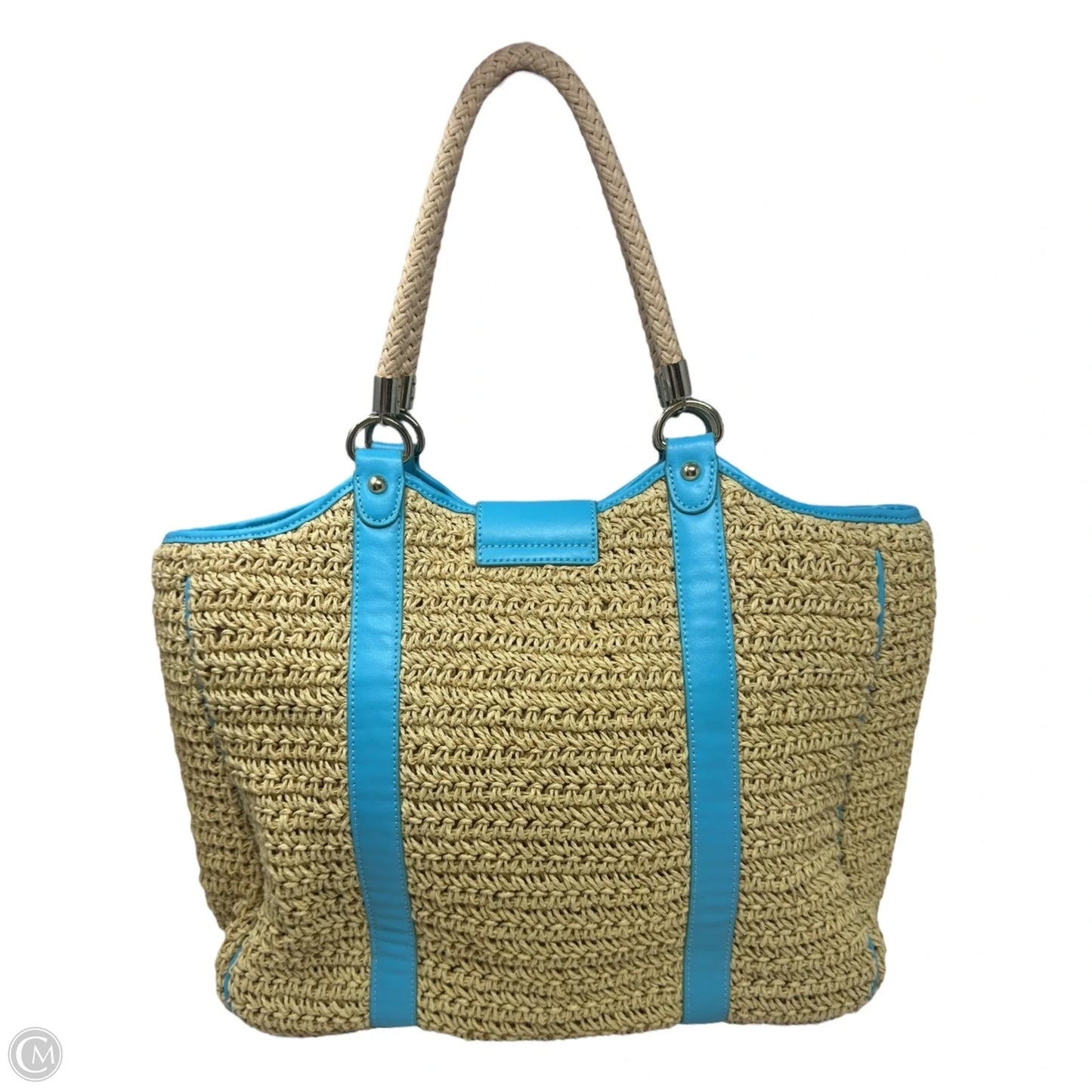 Straw Woven Tote By Talbots, Size: Large