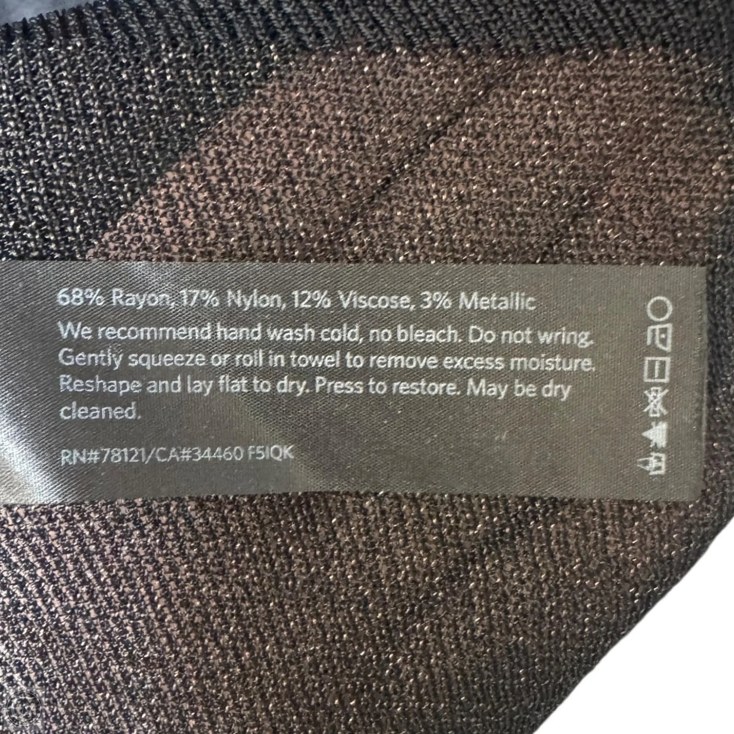 V-Neck Knit Tunic By Eileen Fisher In Black, Size: XXS