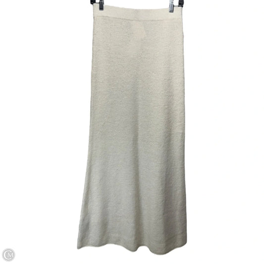 Skirt Maxi By Mng In Cream, Size: S