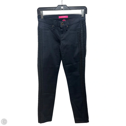 South Ocean Skinny Jeans Designer By Lilly Pulitzer In Onyx, Size: 00