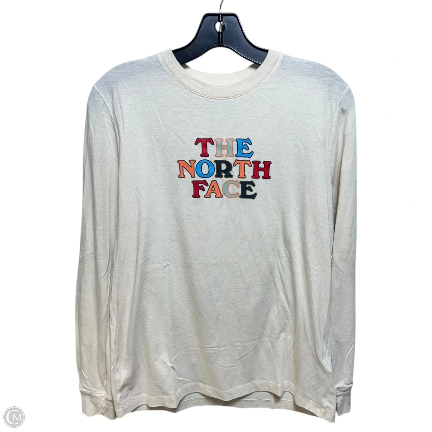 Top Long Sleeve By The North Face In Cream, Size: M