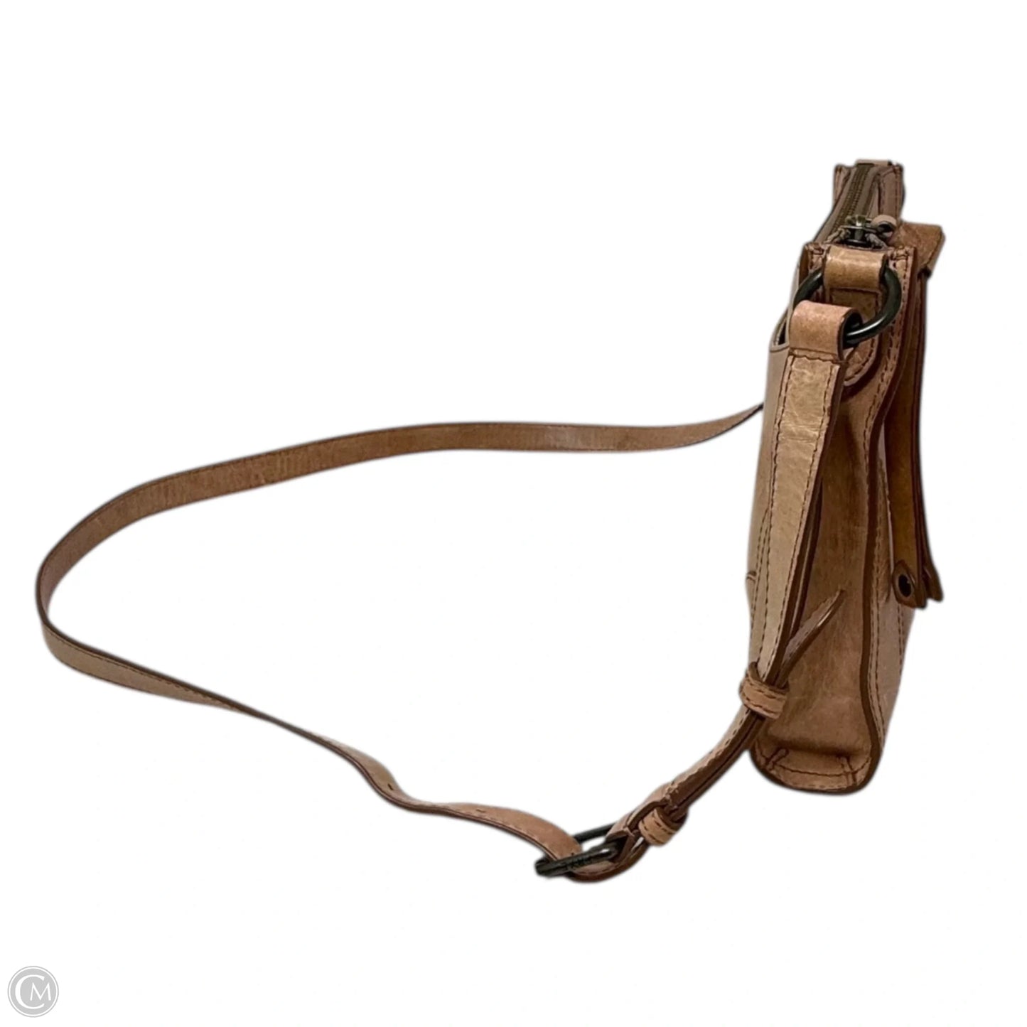 Melissa Zip Crossbody Designer By Frye, Size: Medium