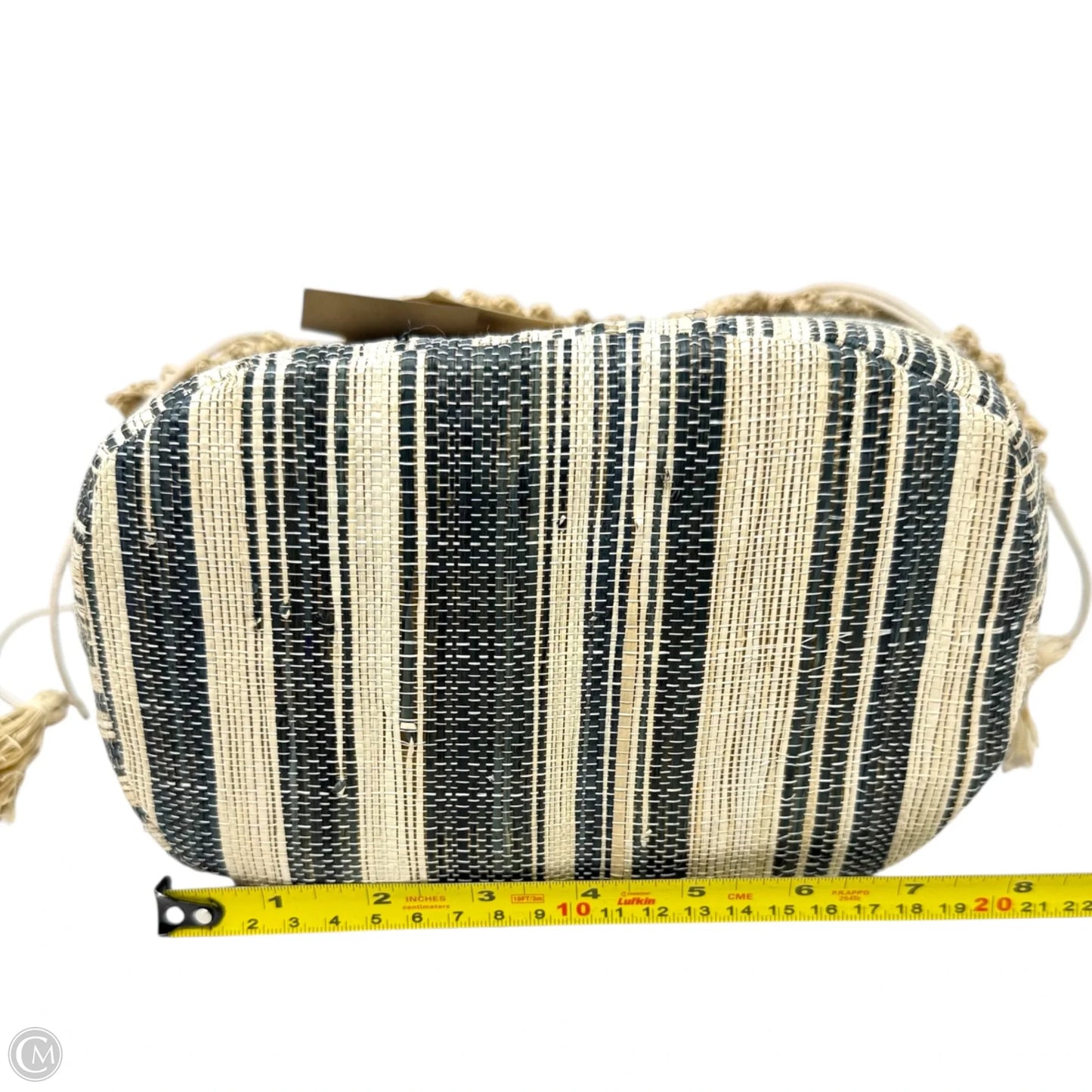 Raffia Bucket Tote By Tropika By Kultura, Size: Small