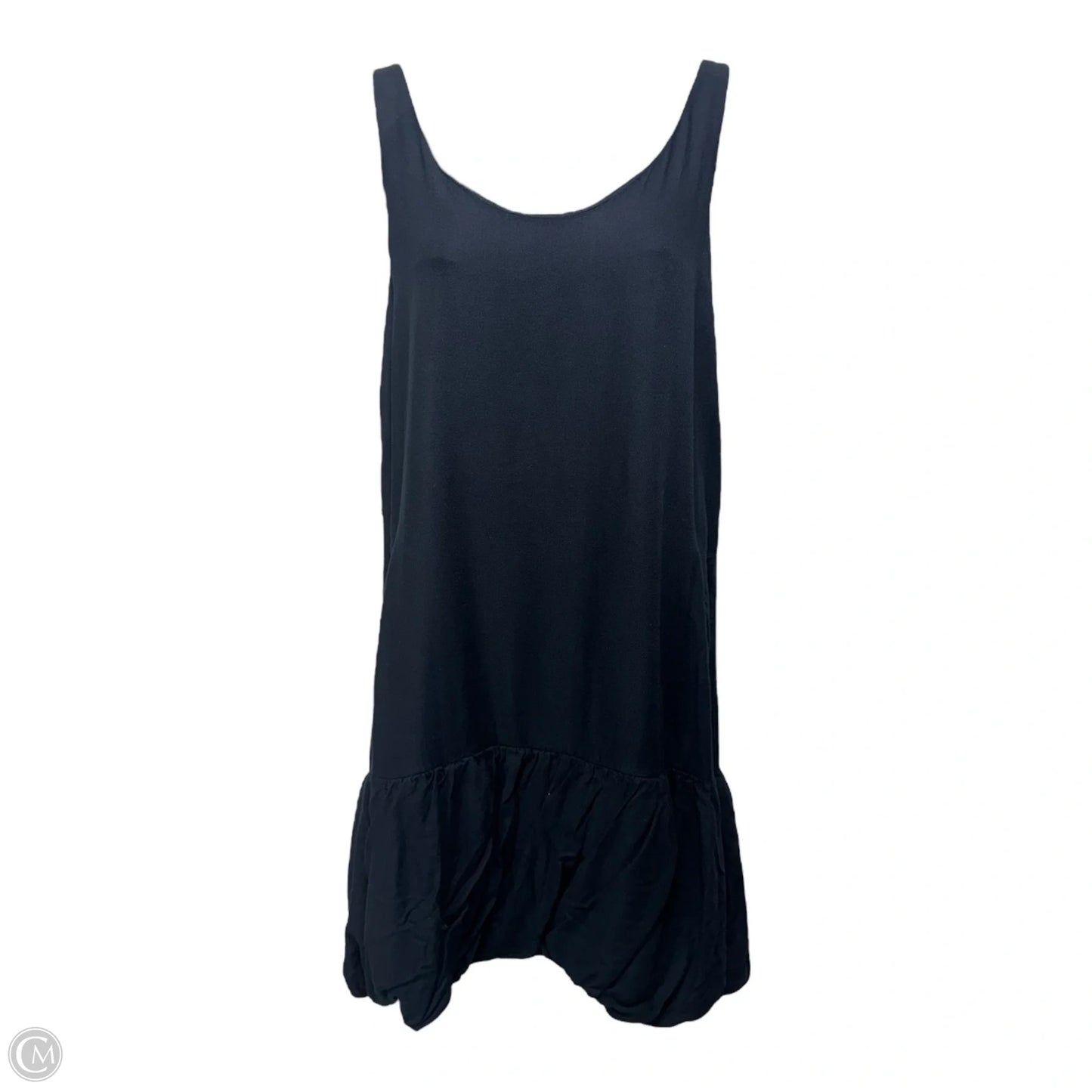 Bubble Hem Dress Designer By Sandro In Navy, Size: S