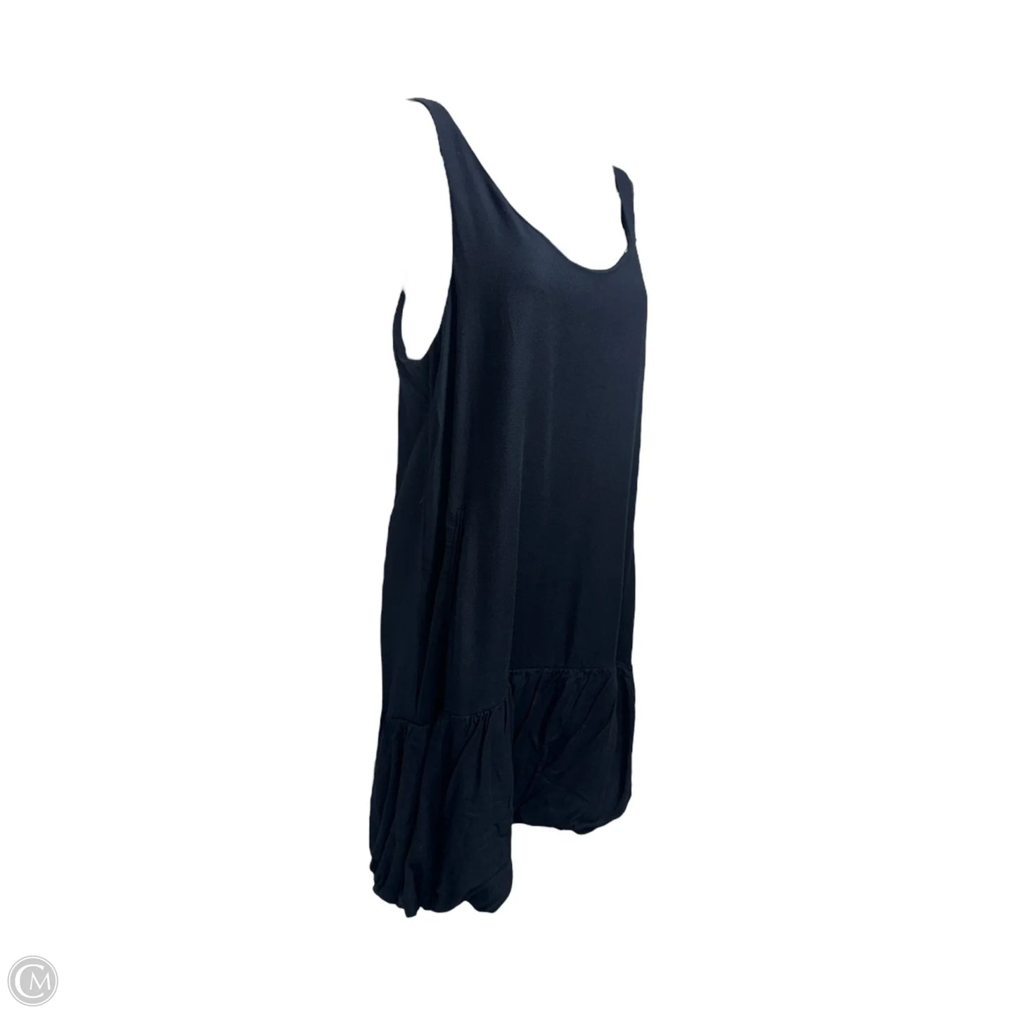 Bubble Hem Dress Designer By Sandro In Navy, Size: S