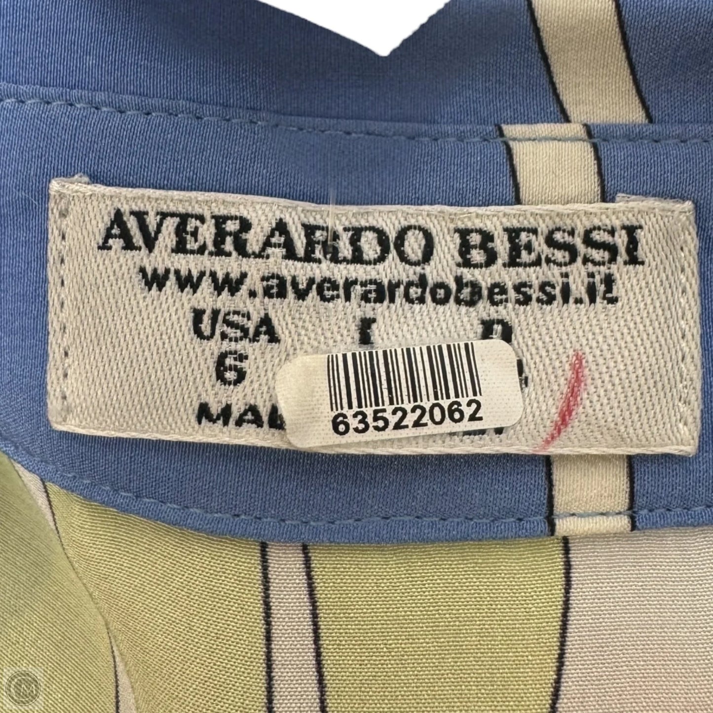 Silk Printed Button Down Blouse By Averardo Bessi In Multi-colored, Size: 6