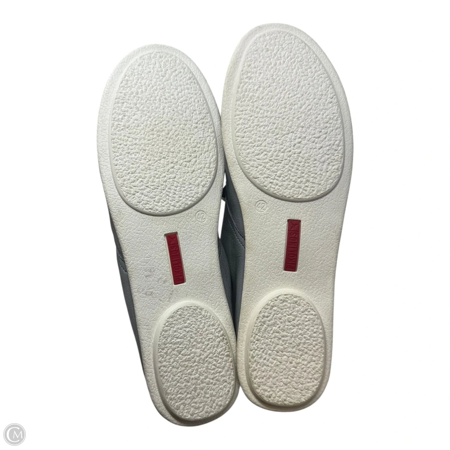 Leather Shoes Flats By Pikolinos In Grey, Size: 11