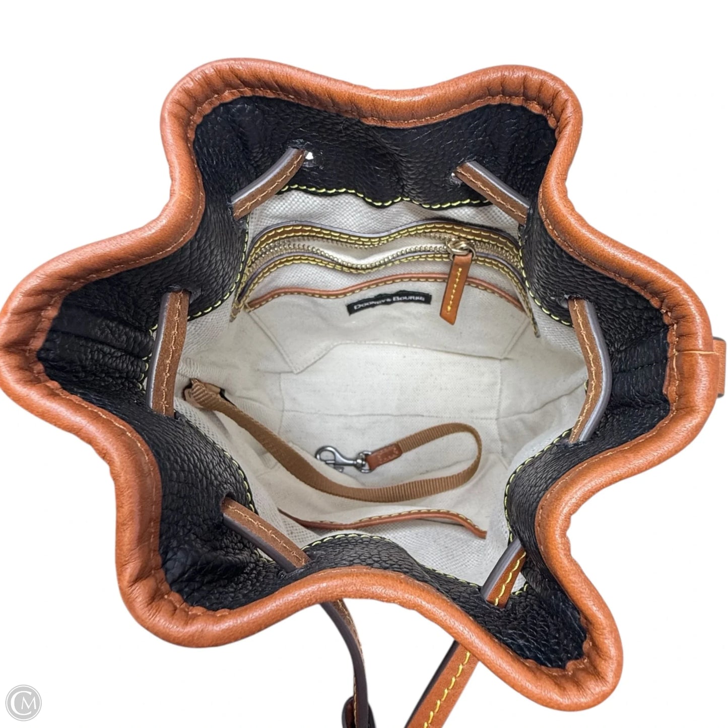 Pebble Grain Small Drawstring Crossbody Designer By Dooney And Bourke, Size: Small