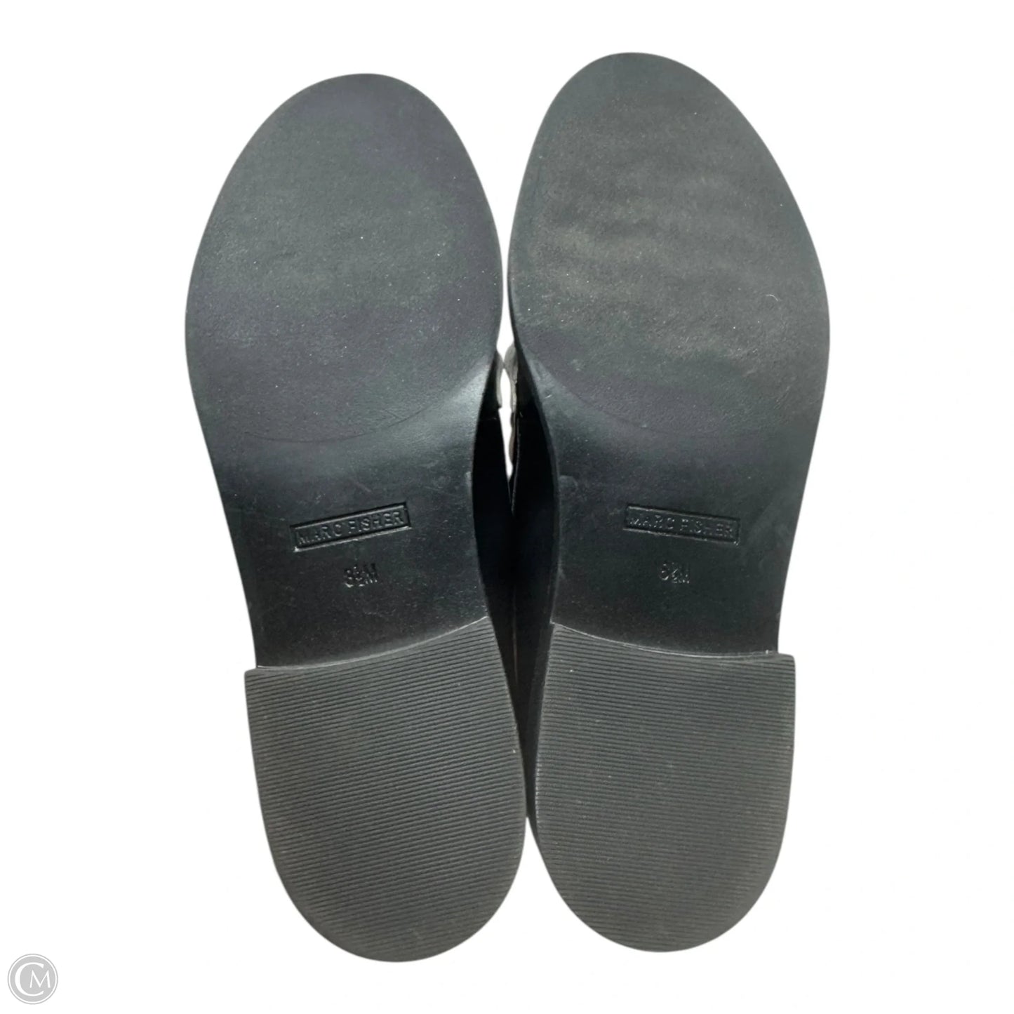 Calisto Kiltie Loafer Shoes Flats By Marc Fisher In Black & Tan, Size: 8.5
