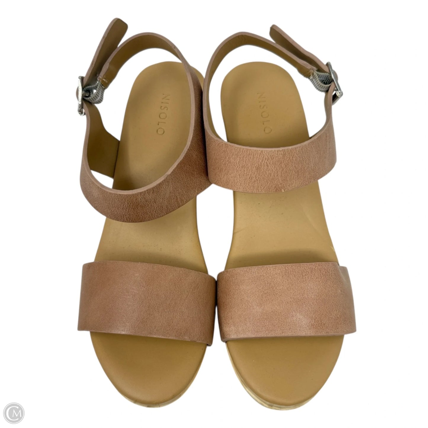 All-day Open Toe Clog By Nisolo In Tan, Size: 7
